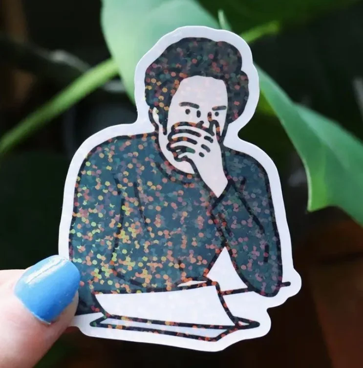Smelly Bella Twilight Sparkly Glossy Vinyl Sticker - 90s 00s Y2K