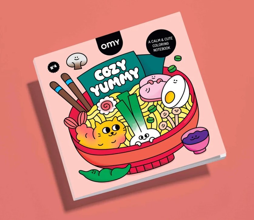 OMY - Kawai Cute Colouring Book - Choice Of Design