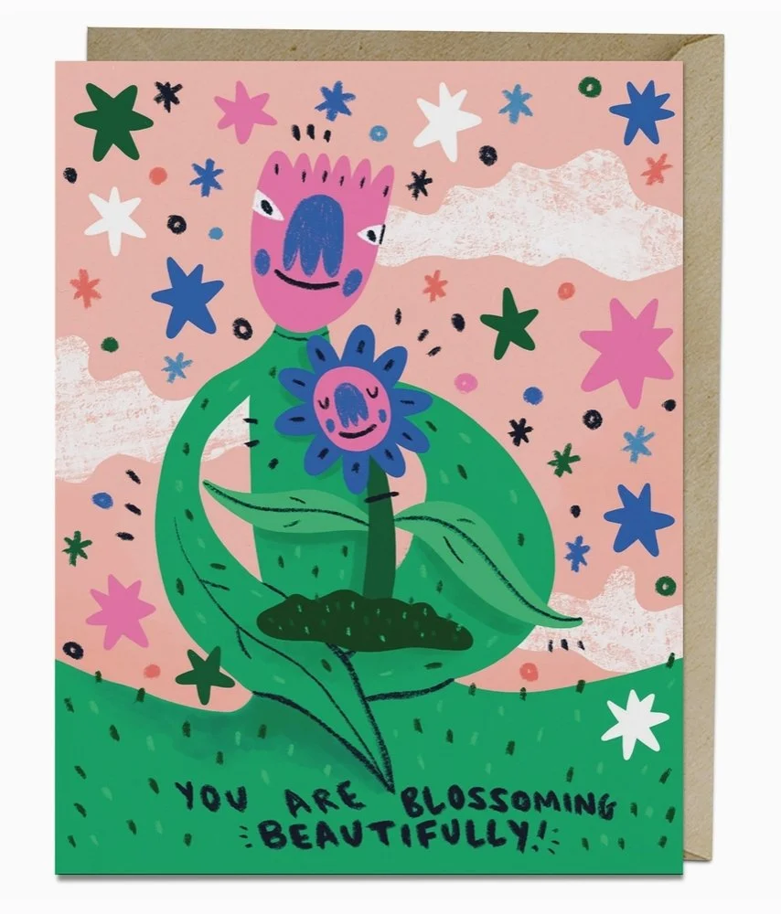 Blossoming Beautifully Friendship Card - Barry Lee