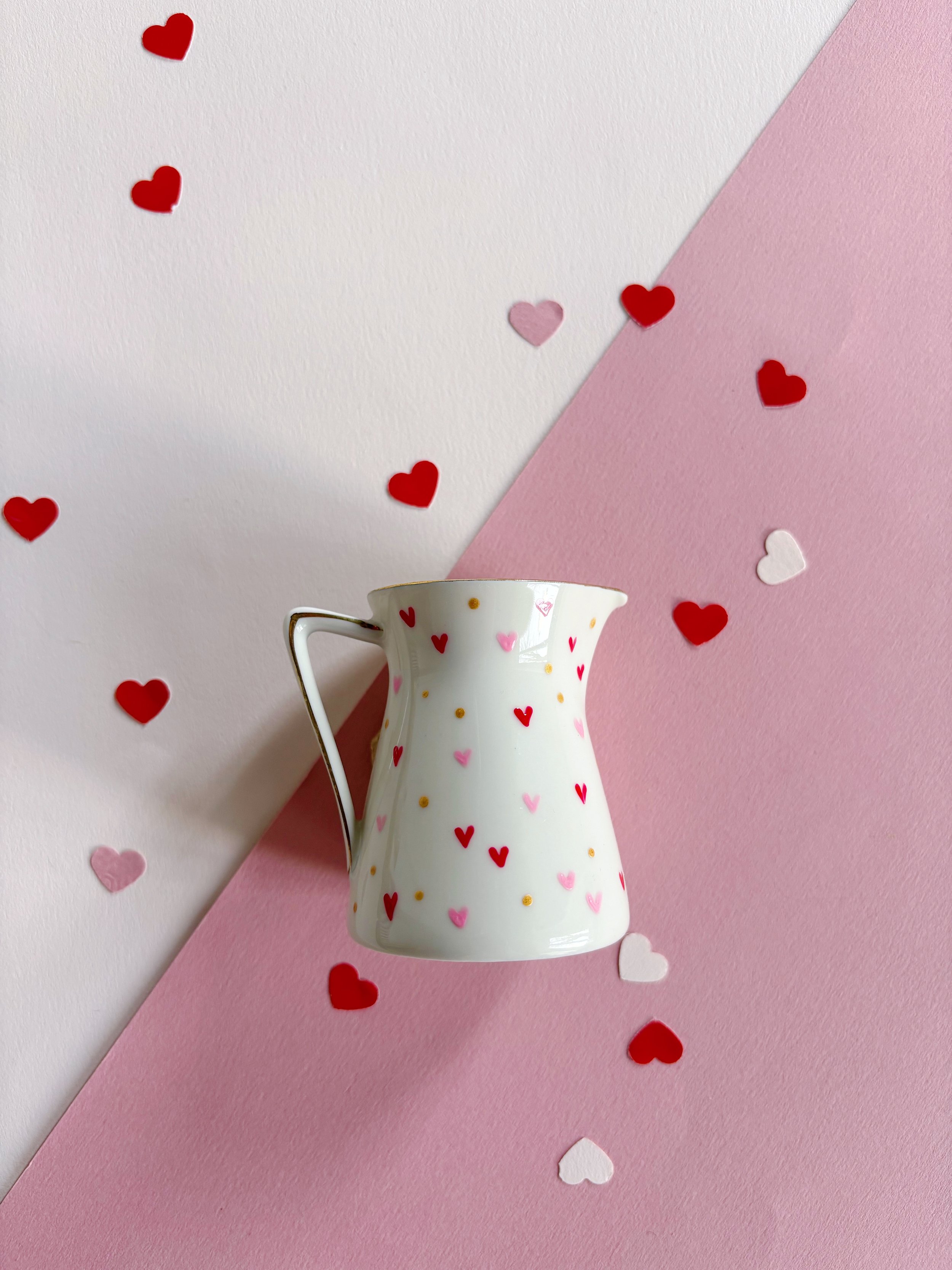 Lattiera mille cuori - decoro 13