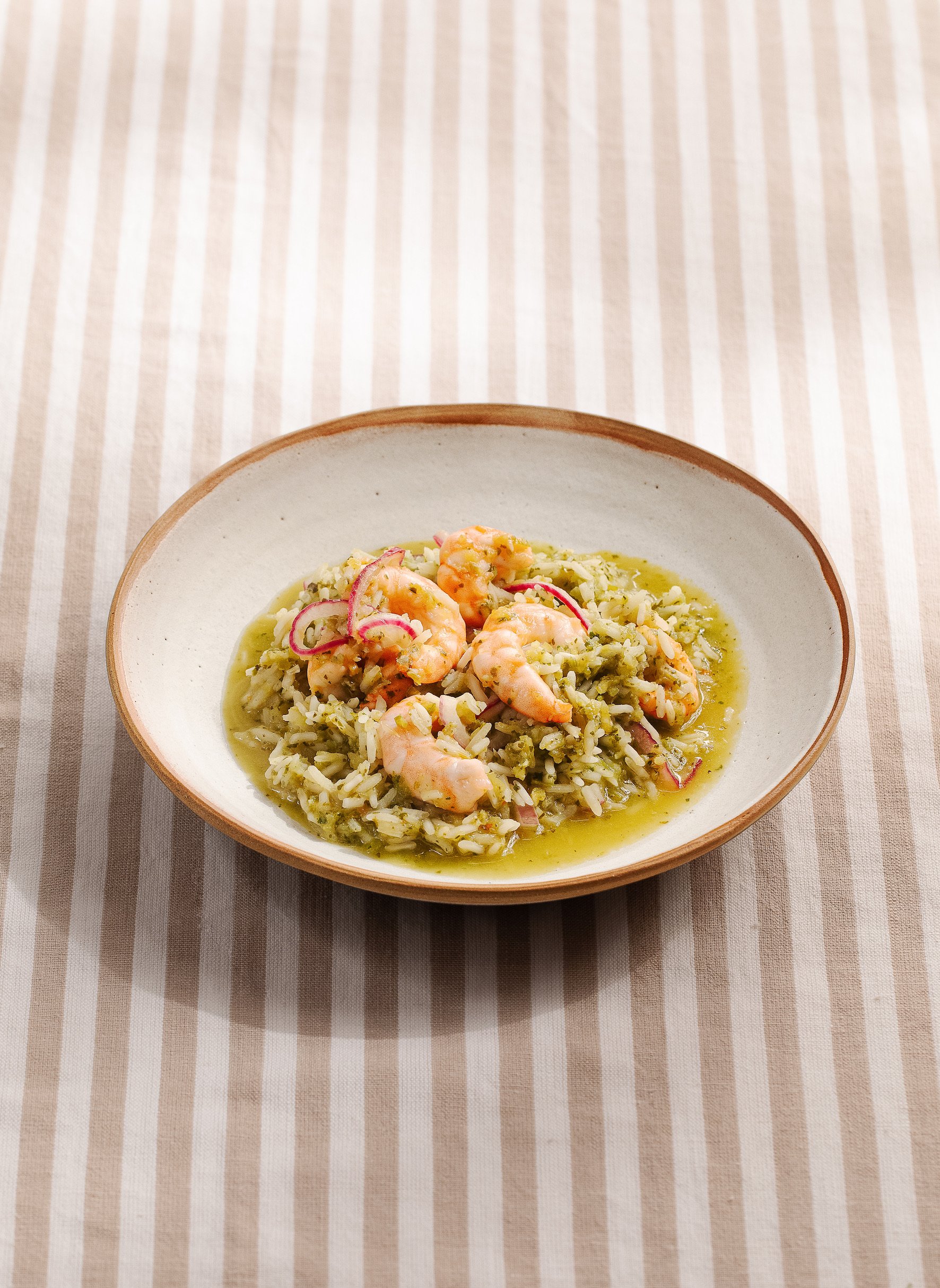 prawn coriander rice