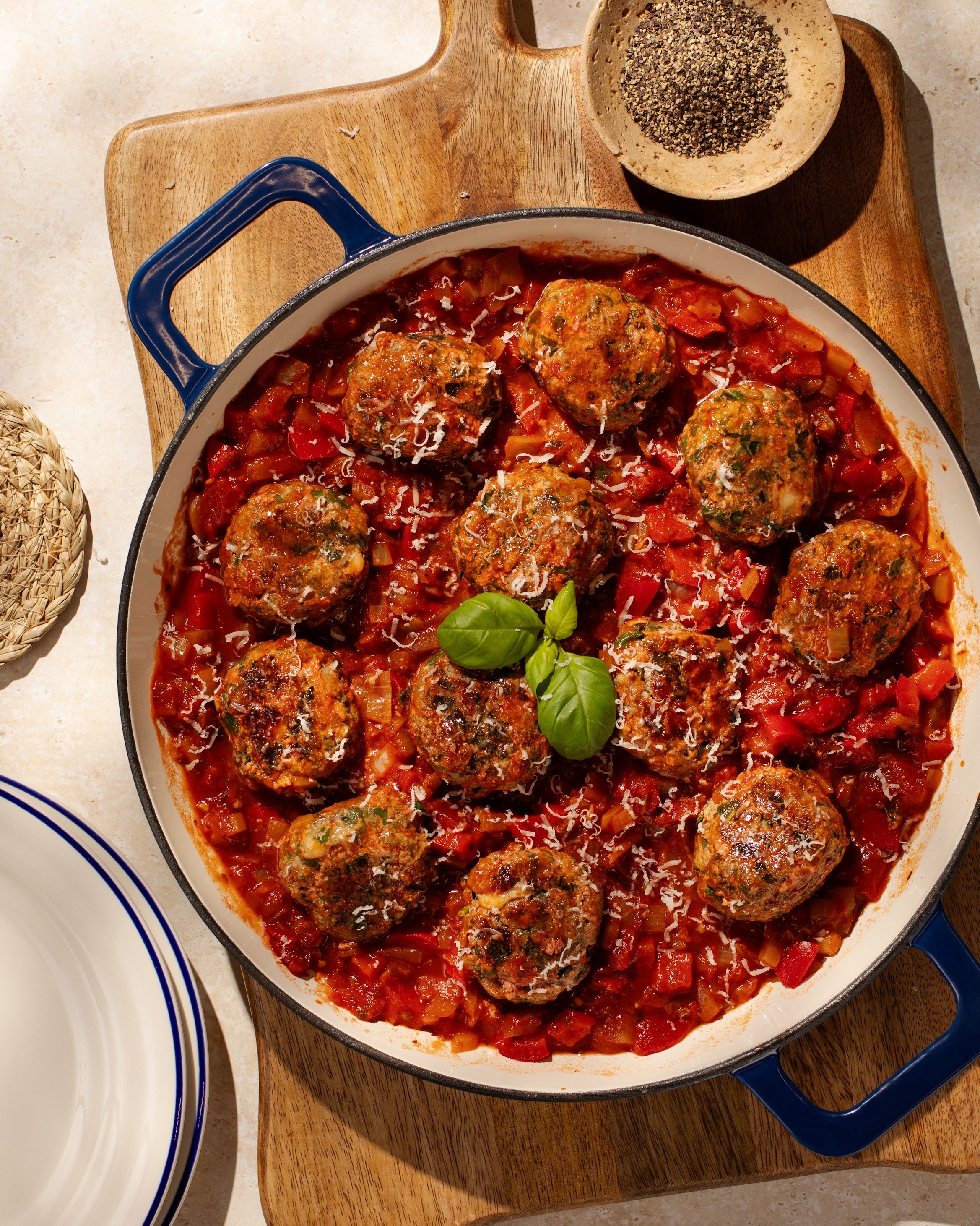meatball traybake