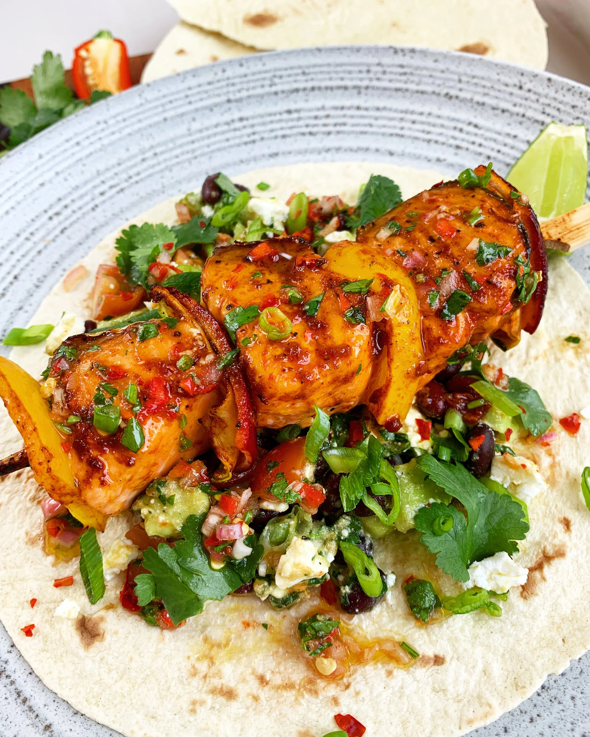 salmon with chimichurri