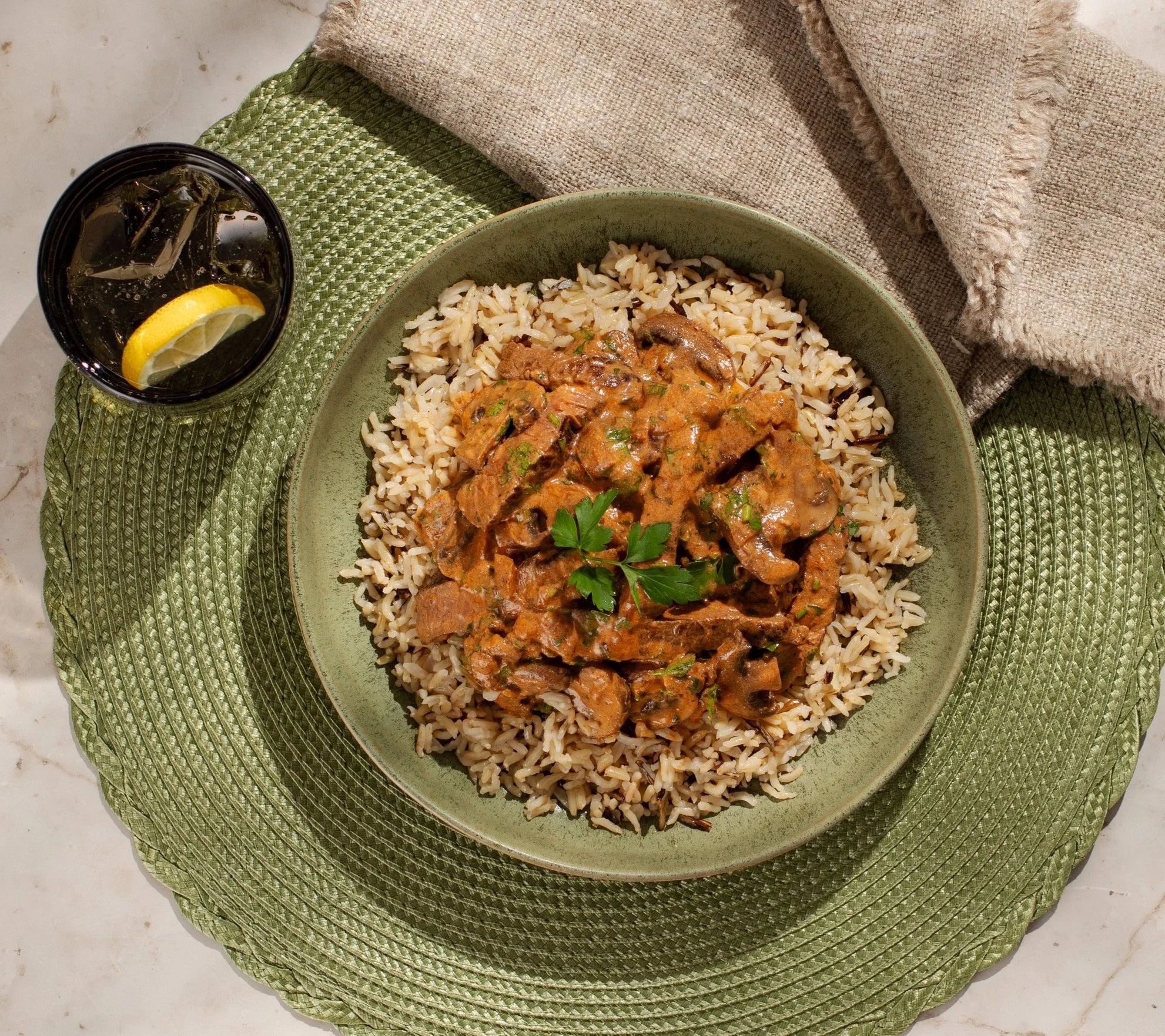 kefir beef stroganoff
