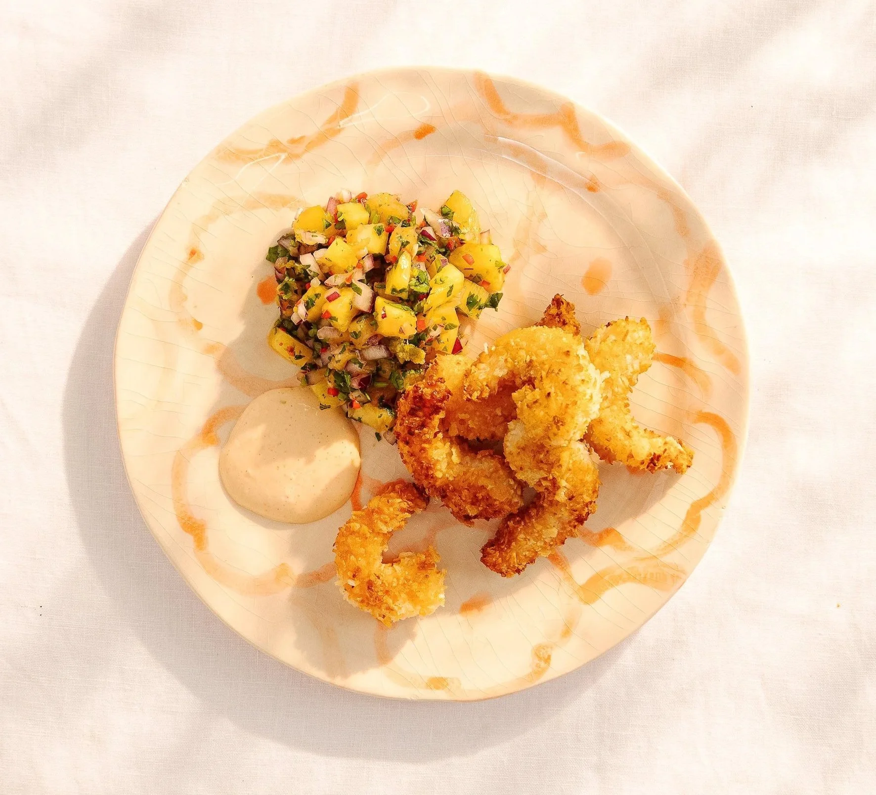 coconut prawns
