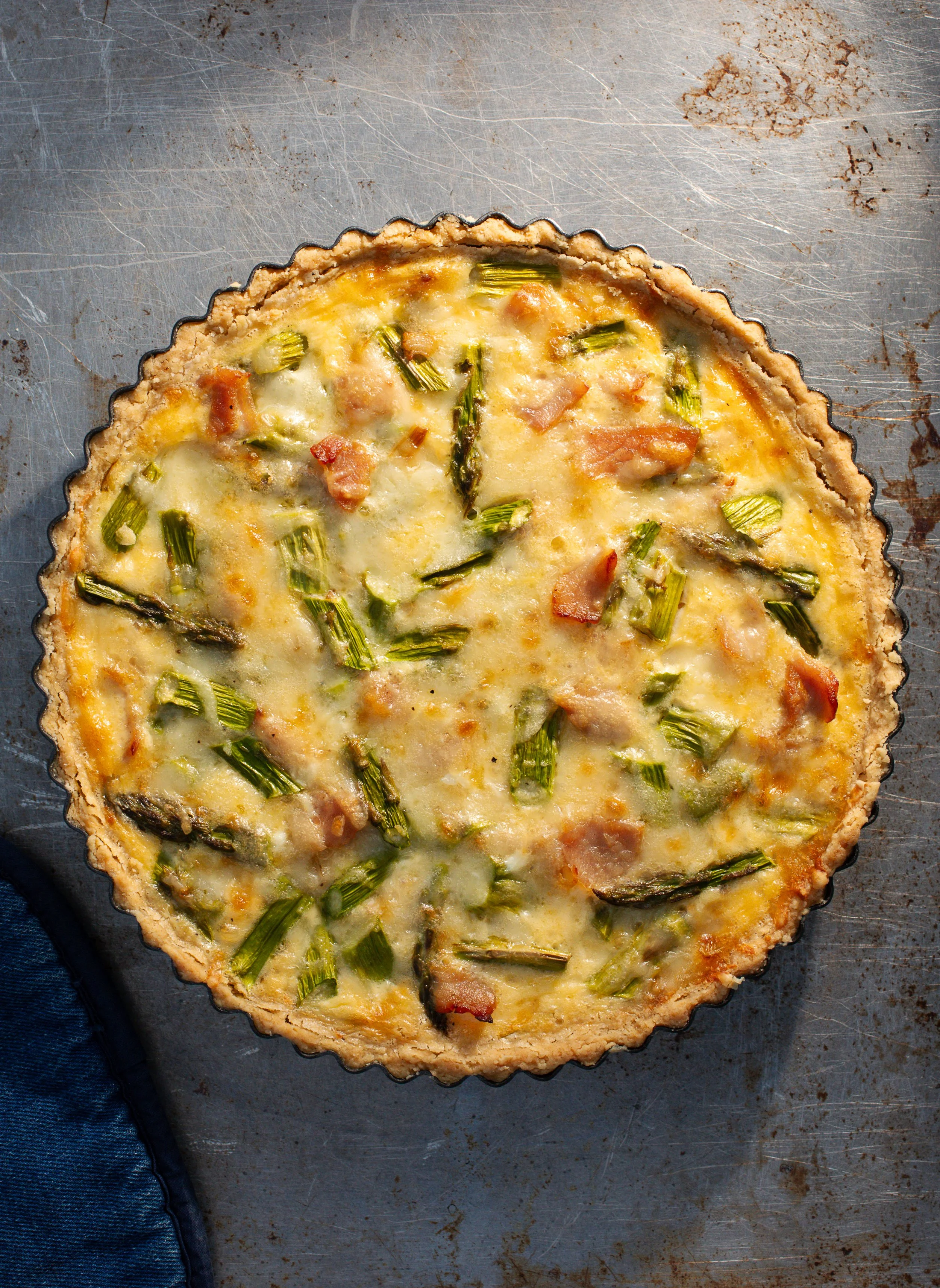 bacon asparagus tart