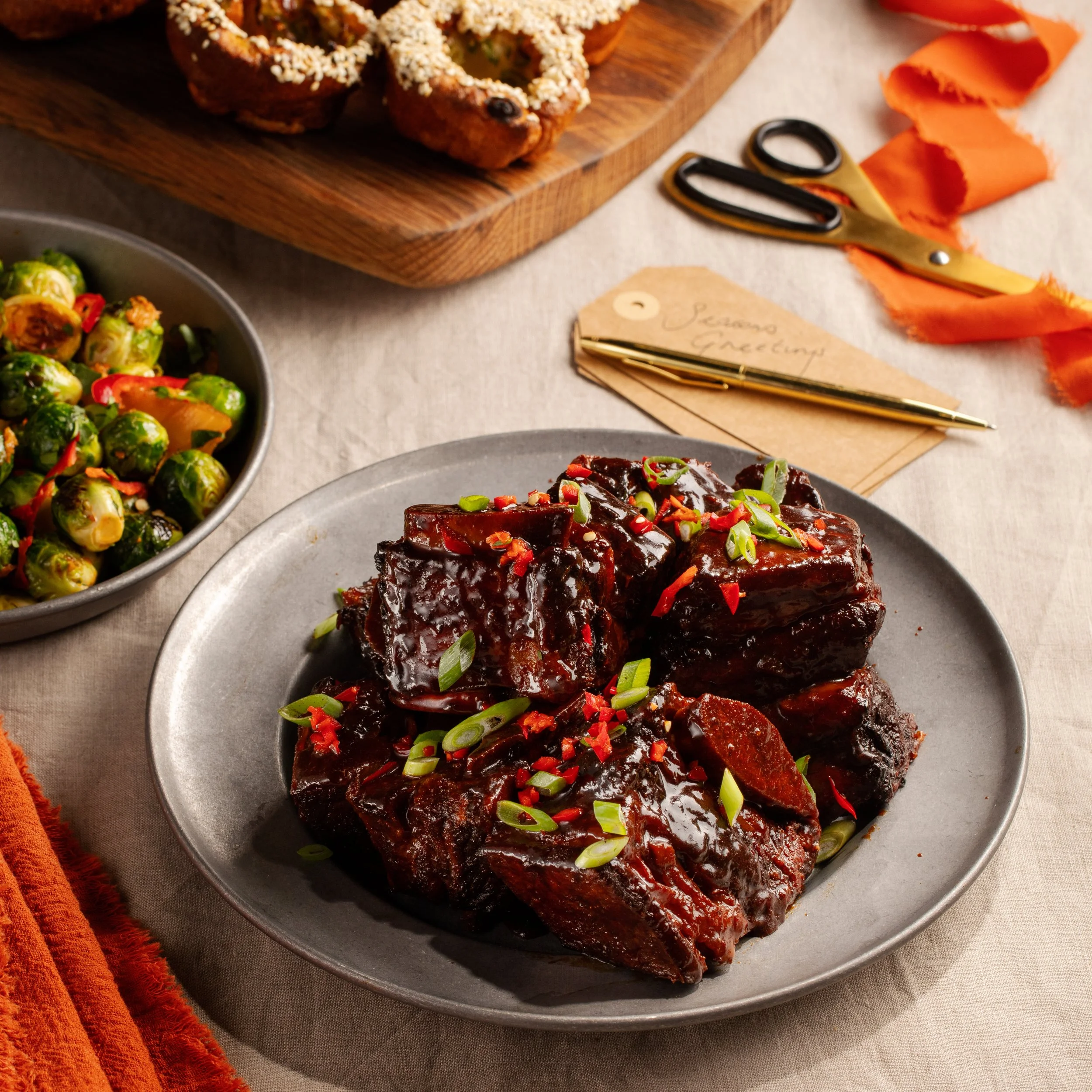 slow cooked Korean ribs