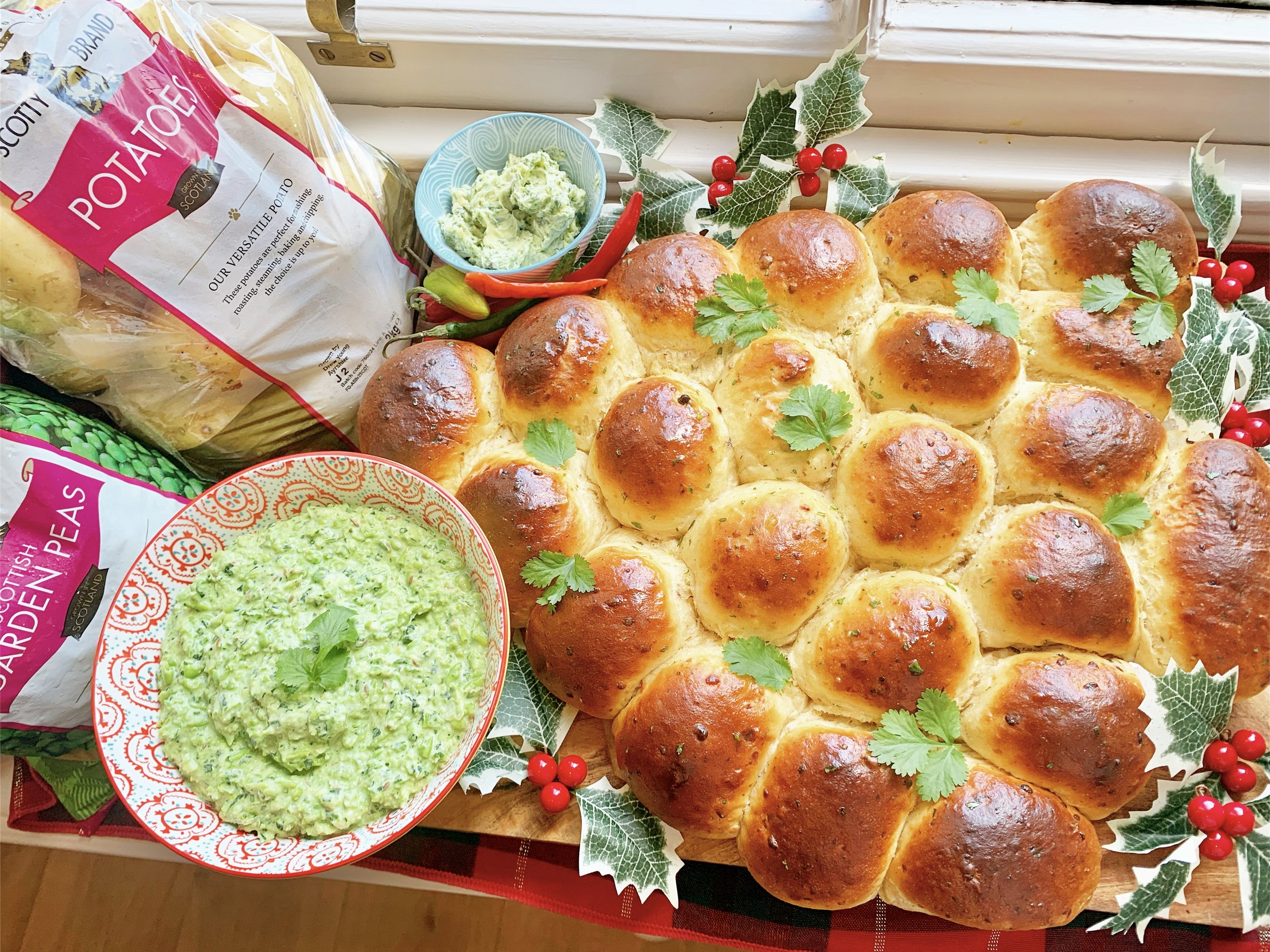 festive food photoshoot