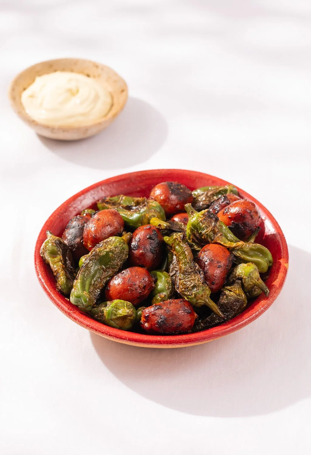 chorizo padron peppers with aioli