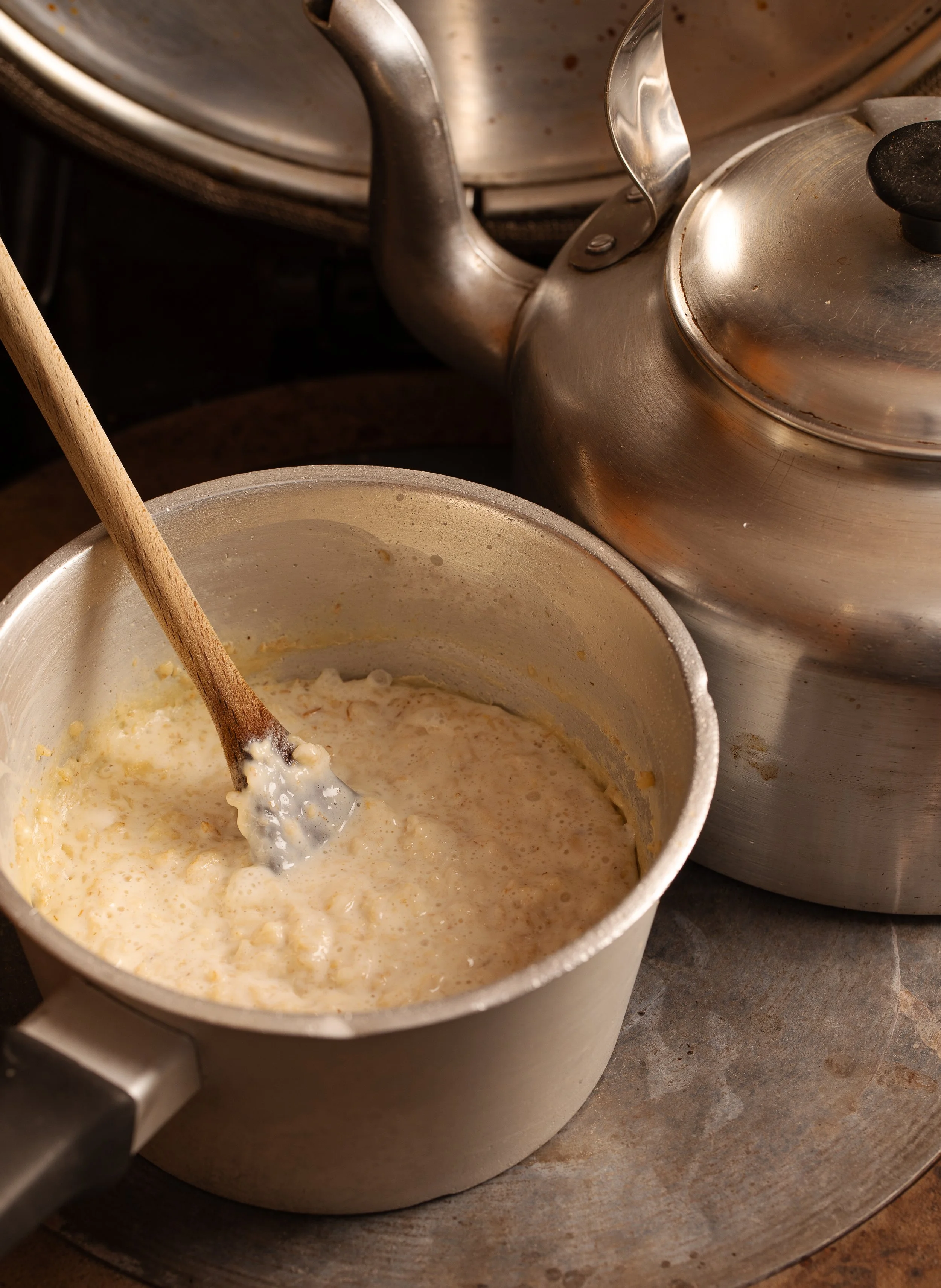 porridge on AGA