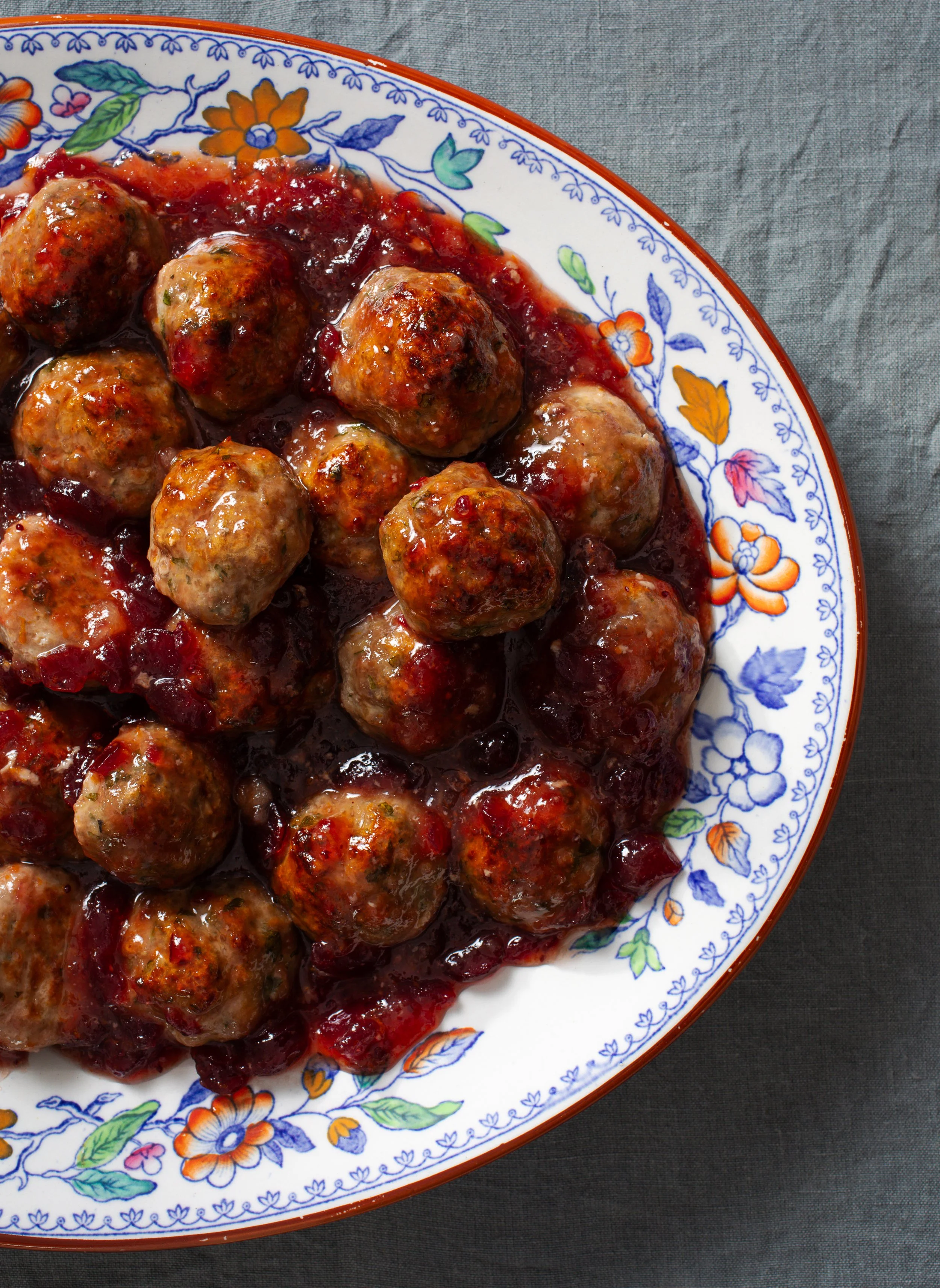turkey cranberry meatballs