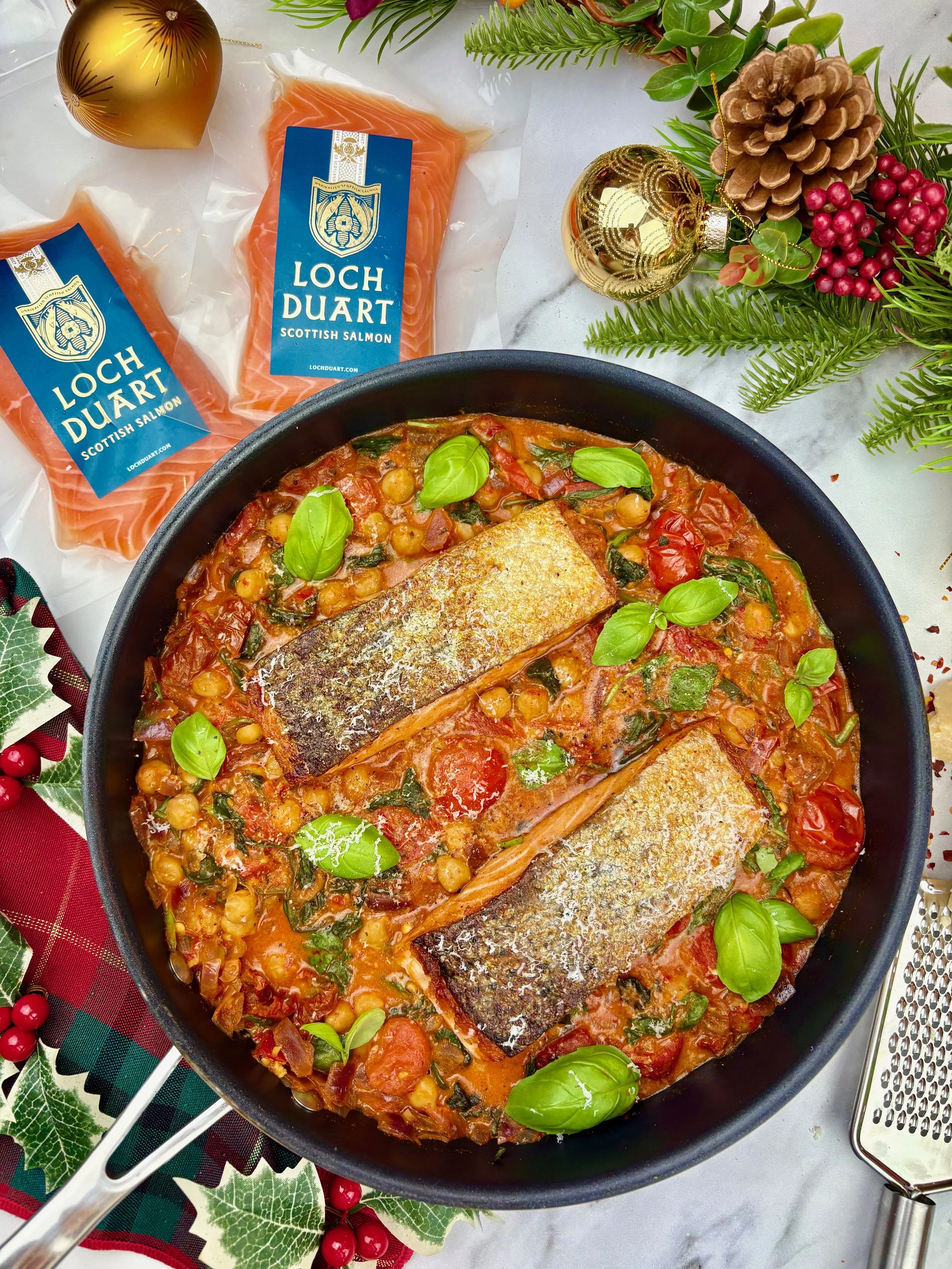 tuscan one pan salmon