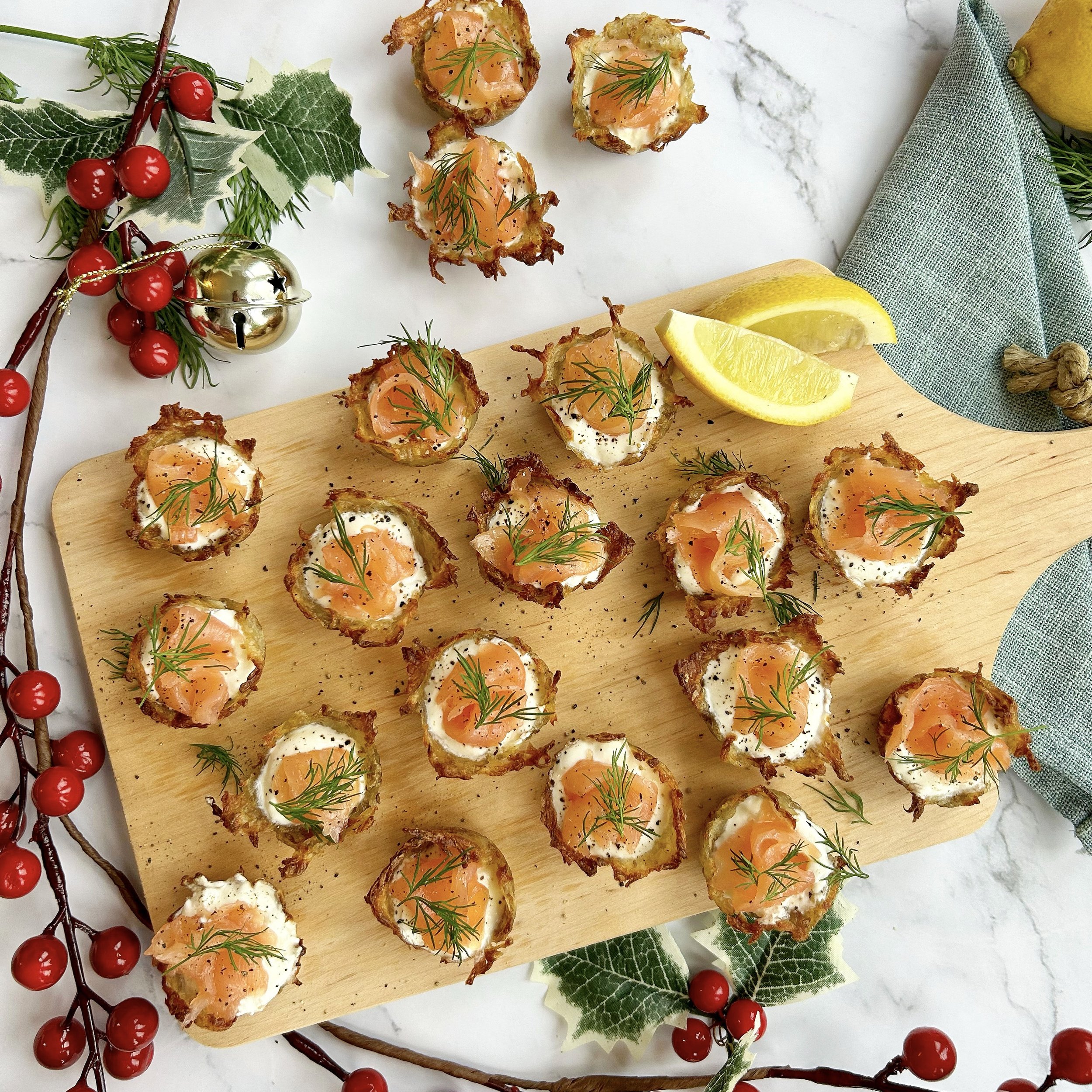 christmas canapés