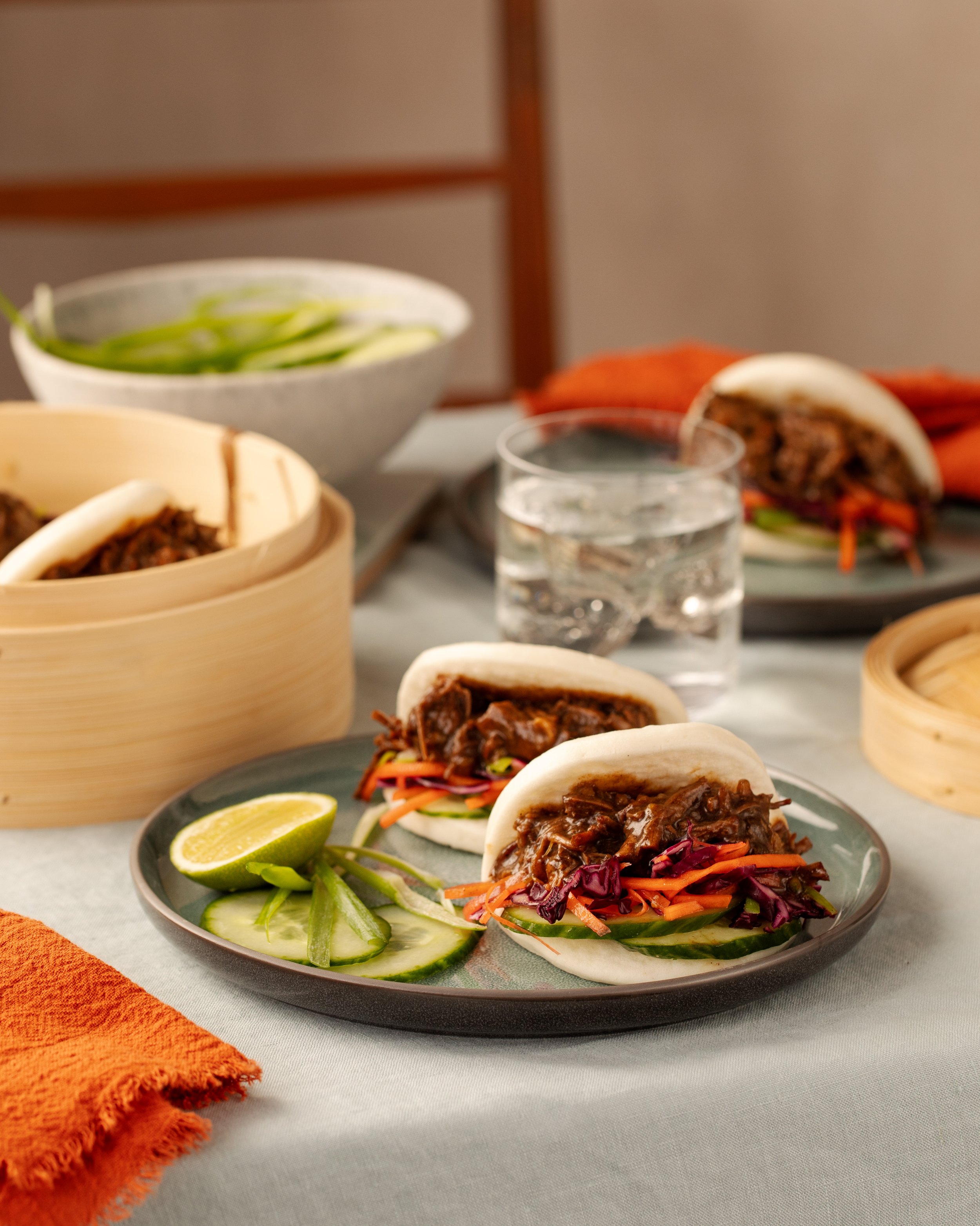 beef brisket bao buns