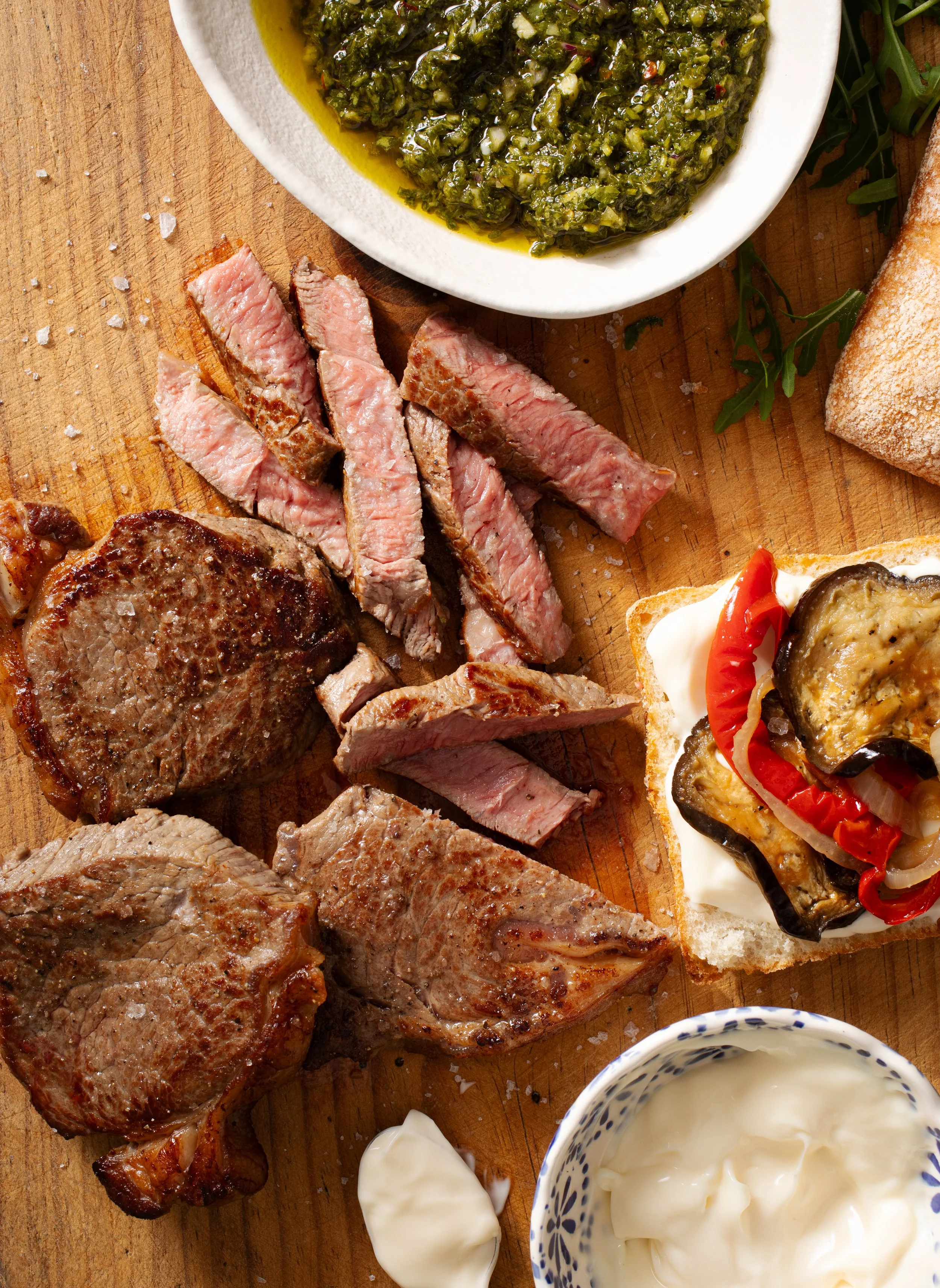steak with chimichurri