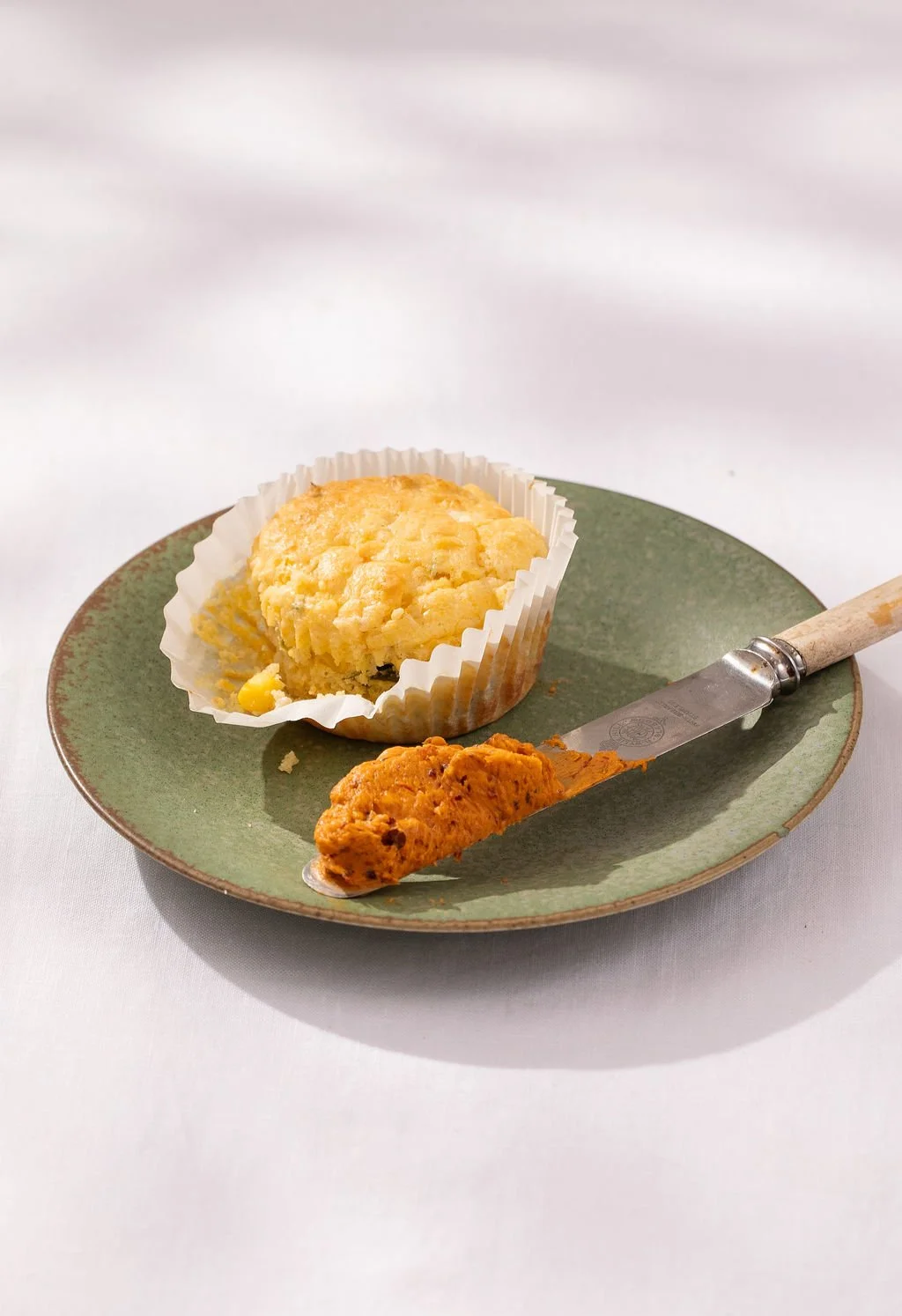cornbread muffins with chipotle butter