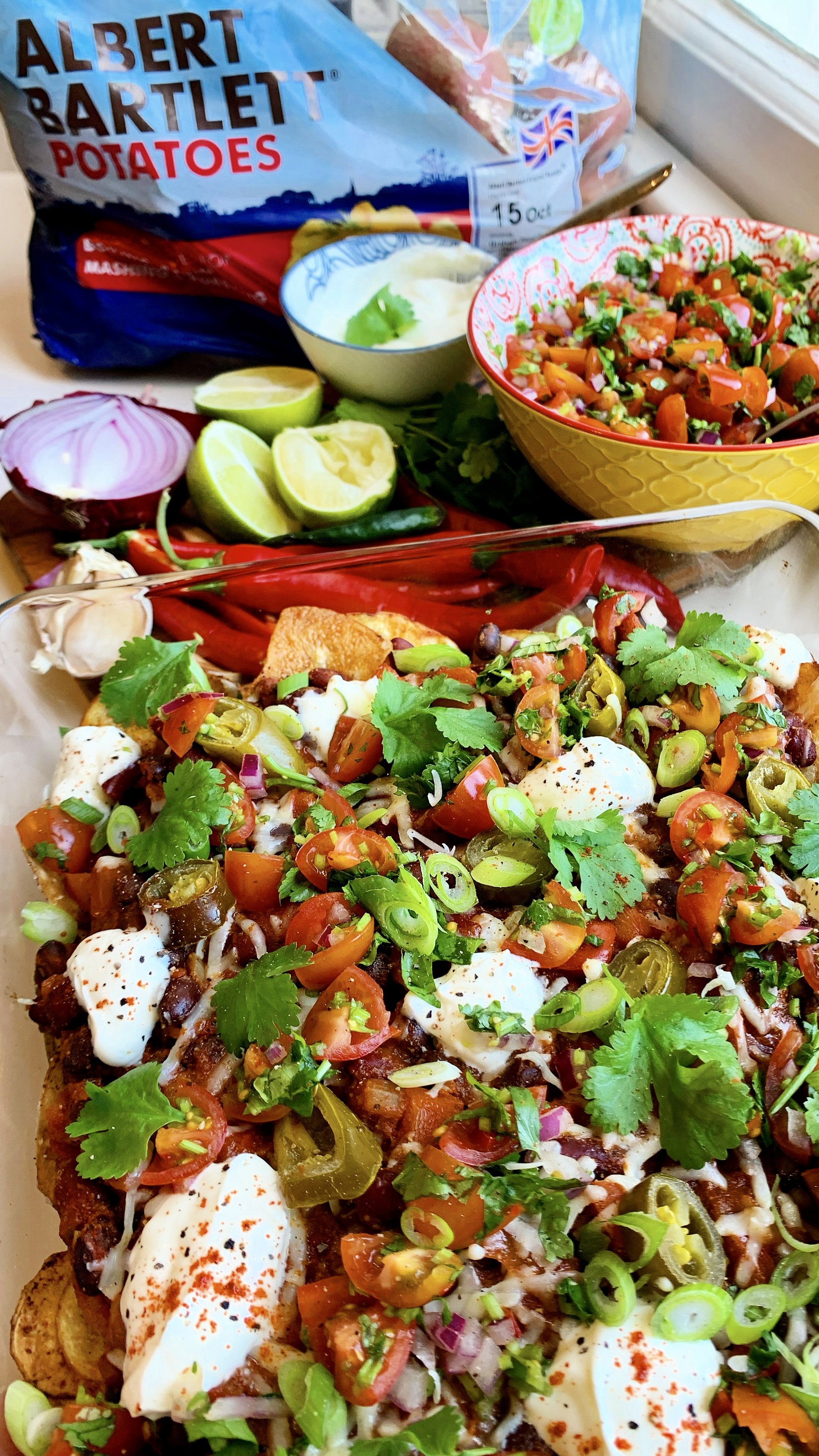 vegetarian nachos