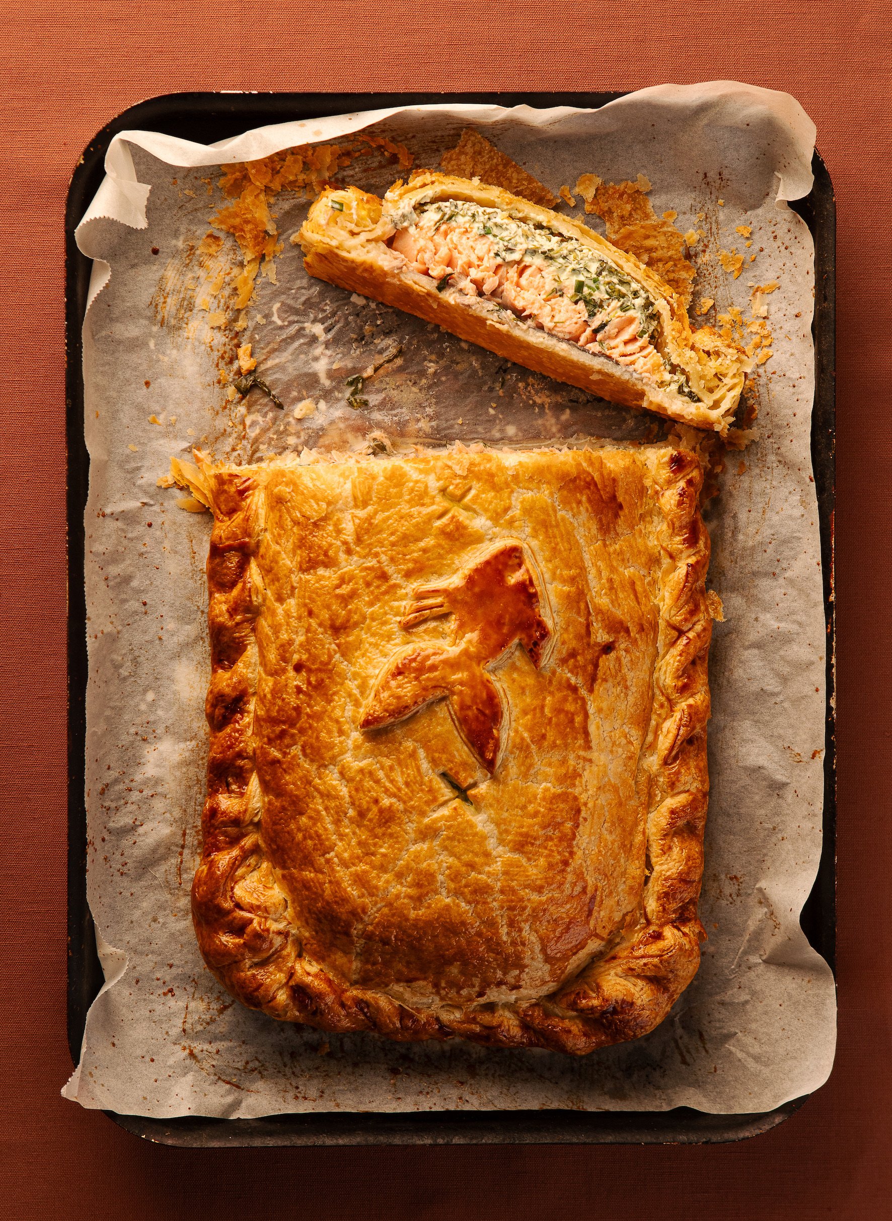 salmon en croute