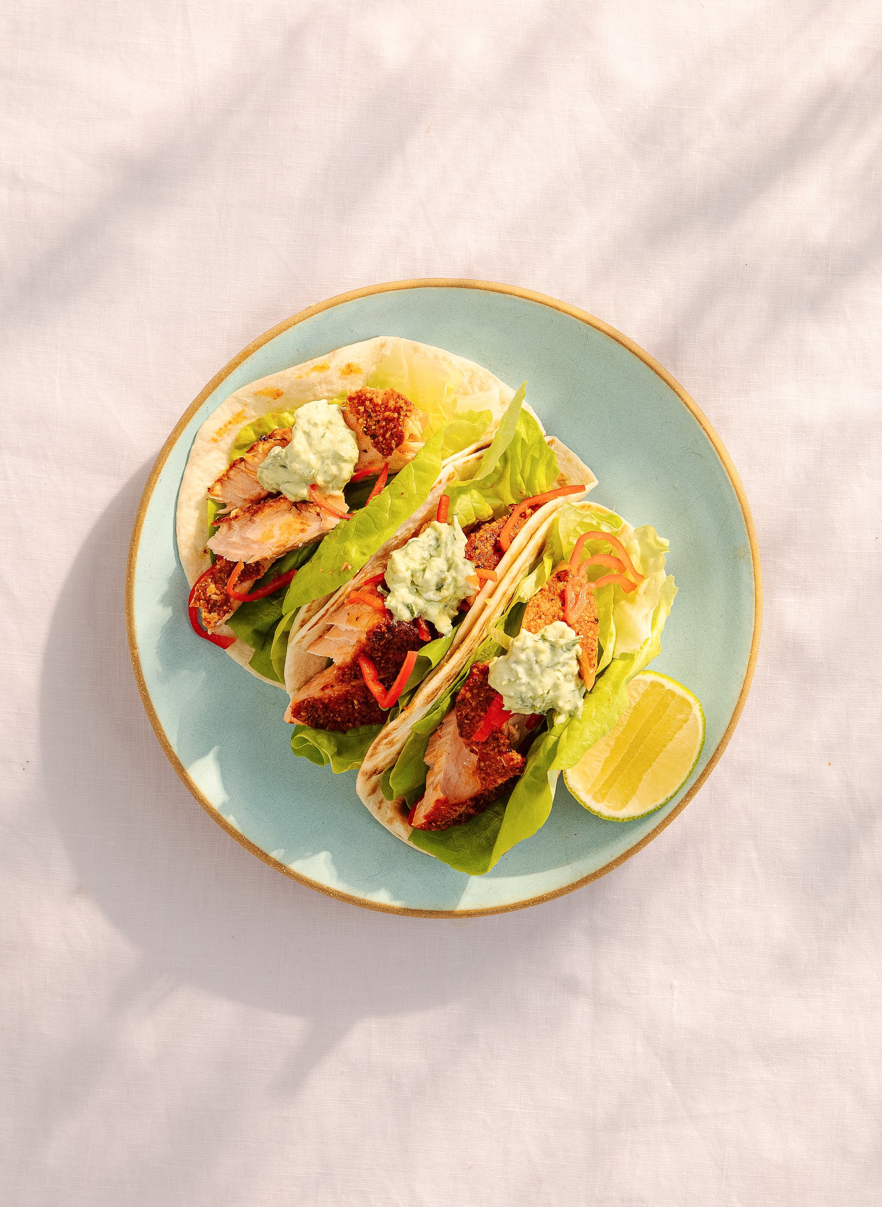 chipotle salmon tacos