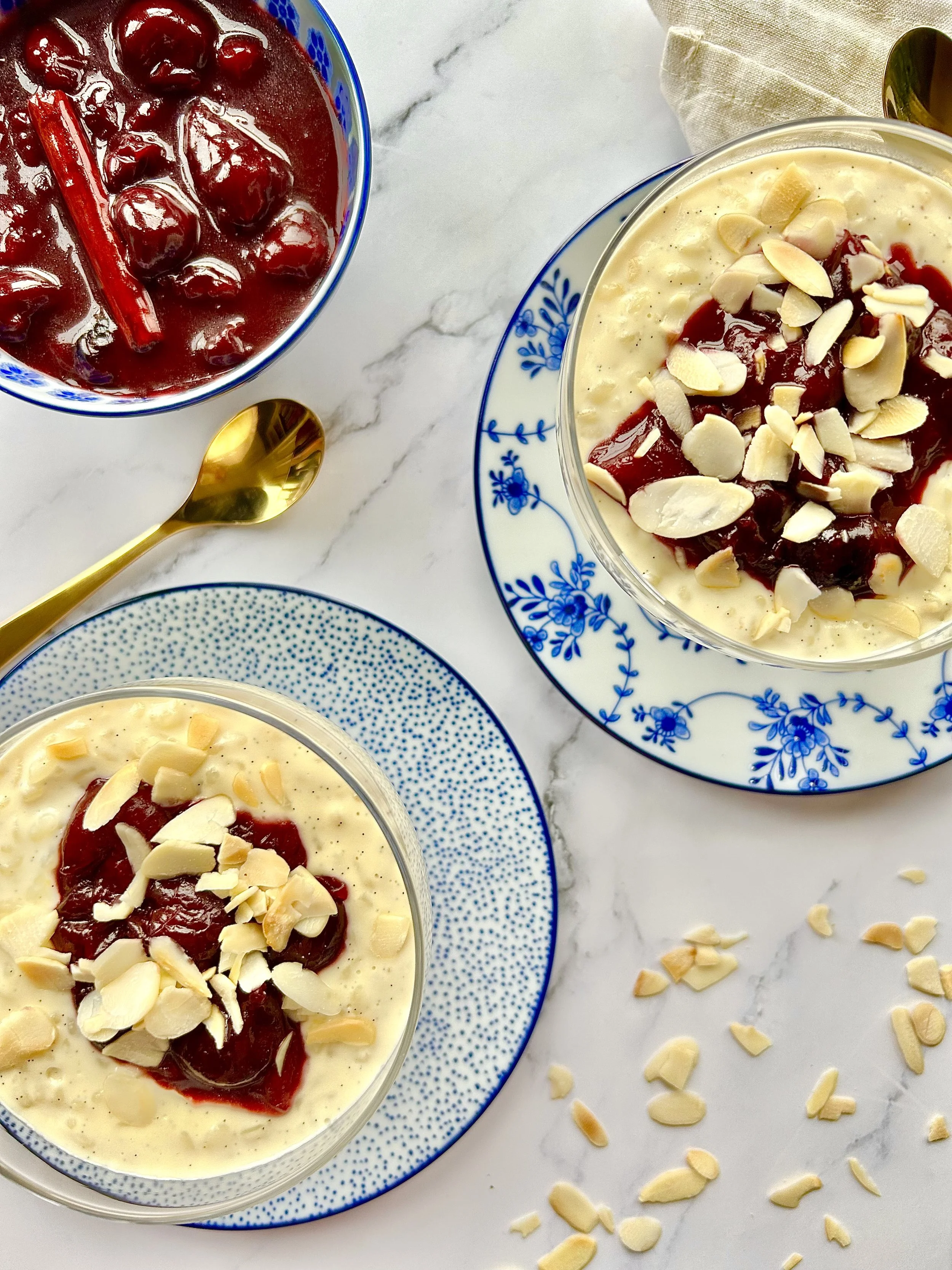 Food by Bethany-Cherry Bakewell Rice Pudding