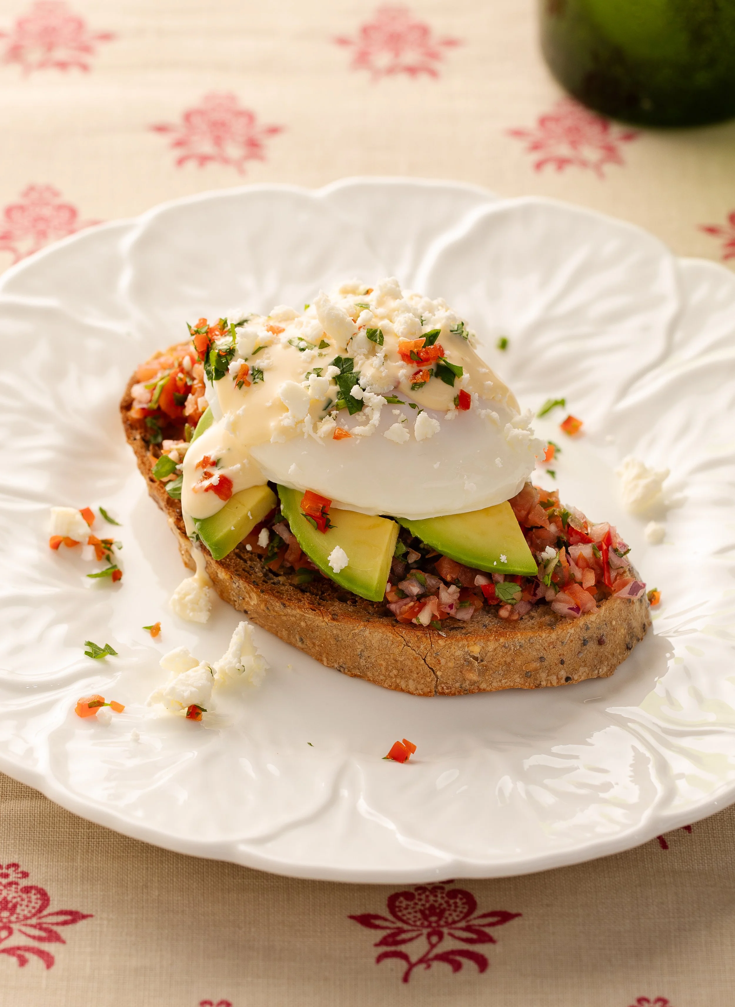 poached eggs and avocado