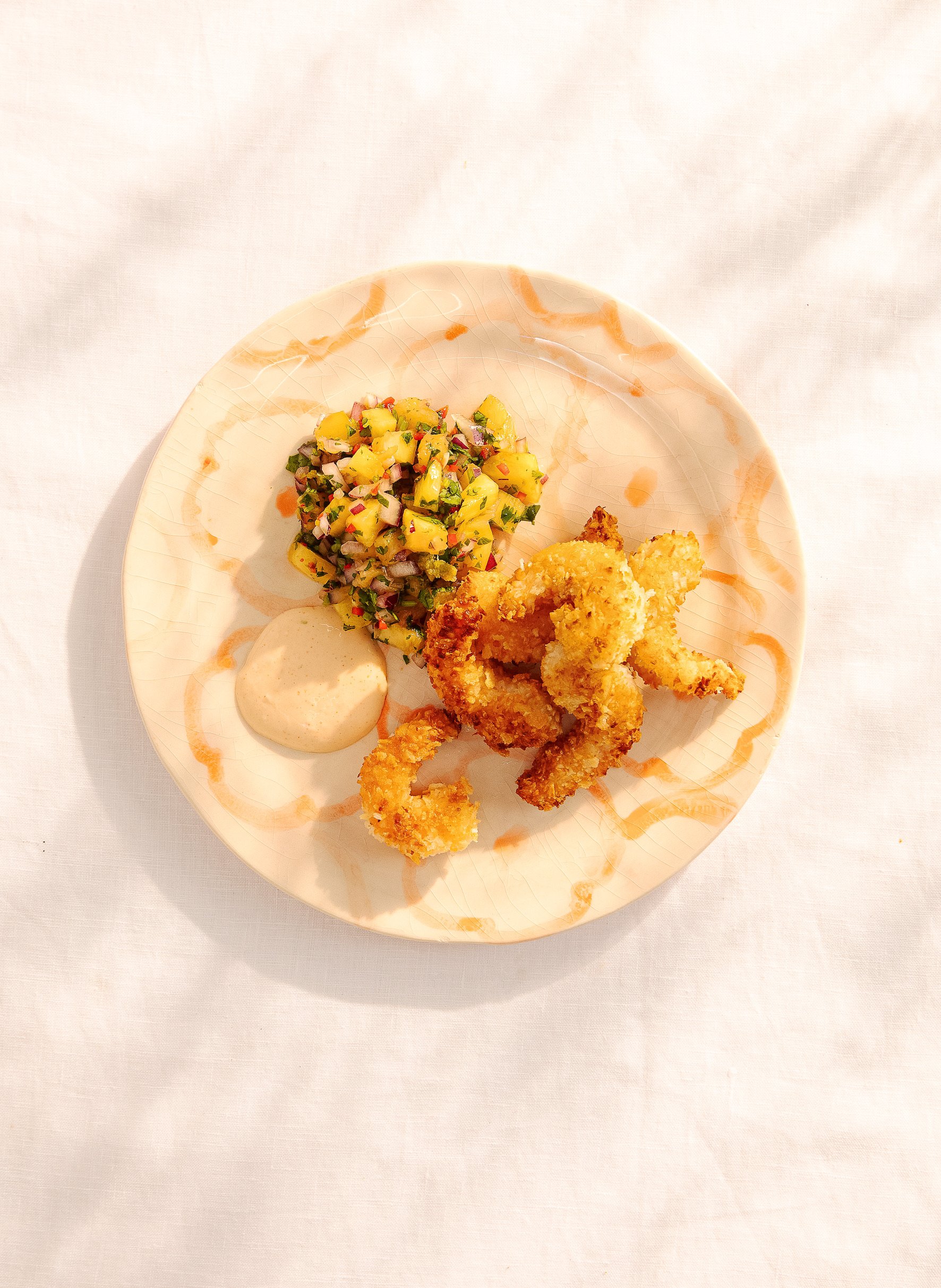 coconut prawns