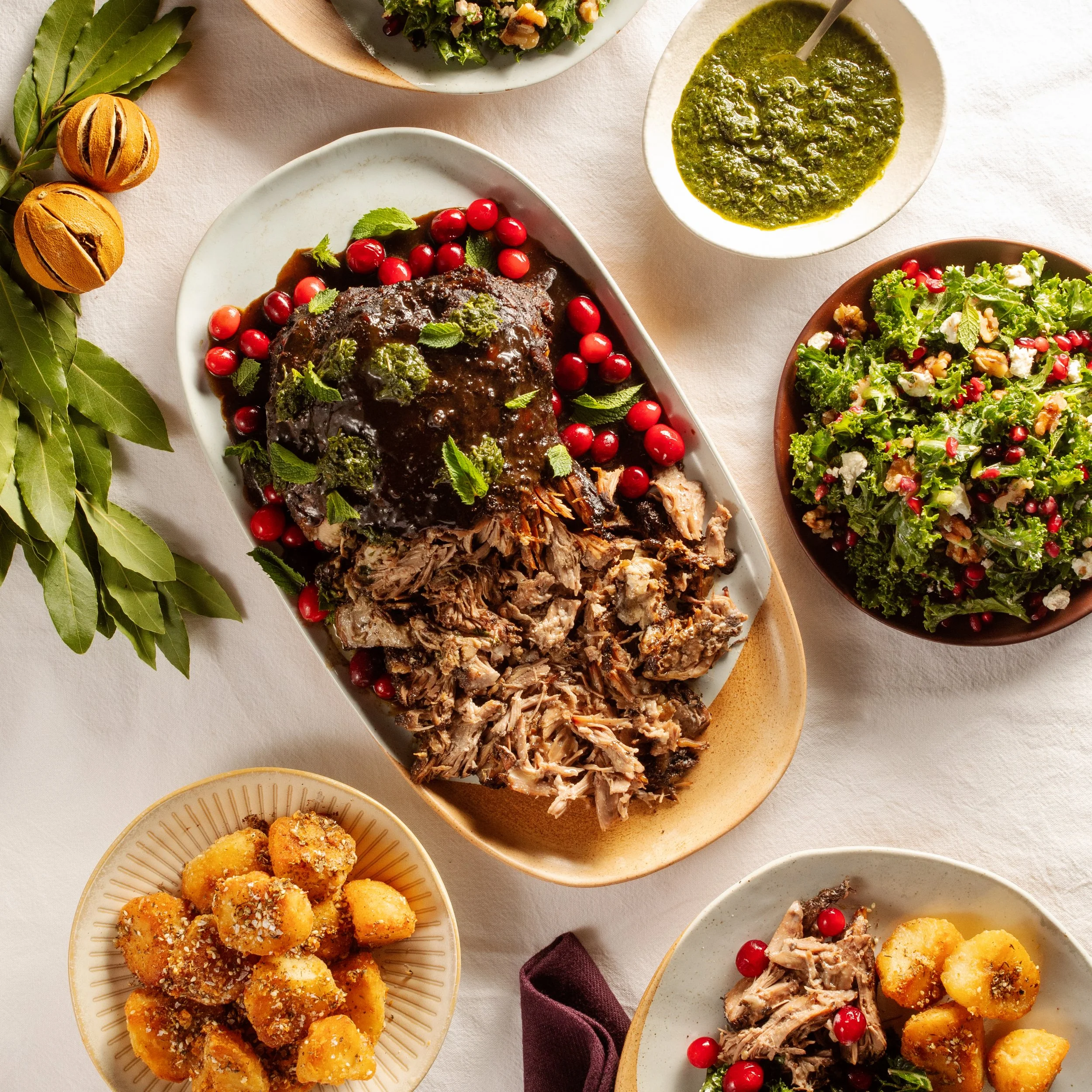 slow cooked middle eastern lamb