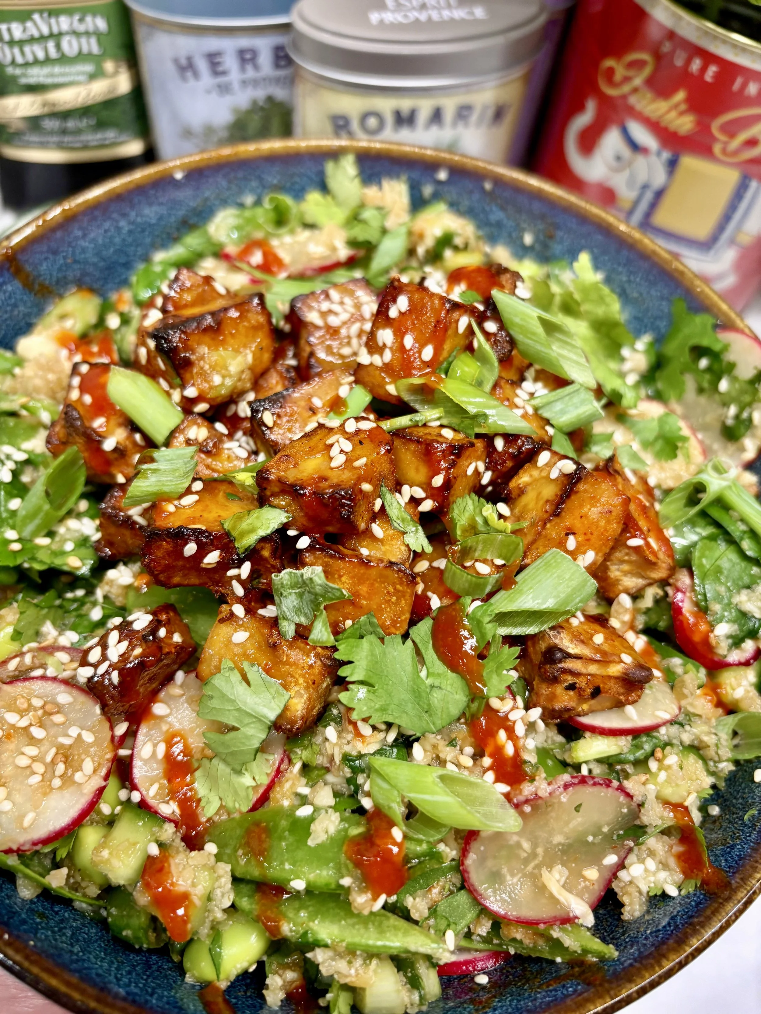 sriracha soy tofu