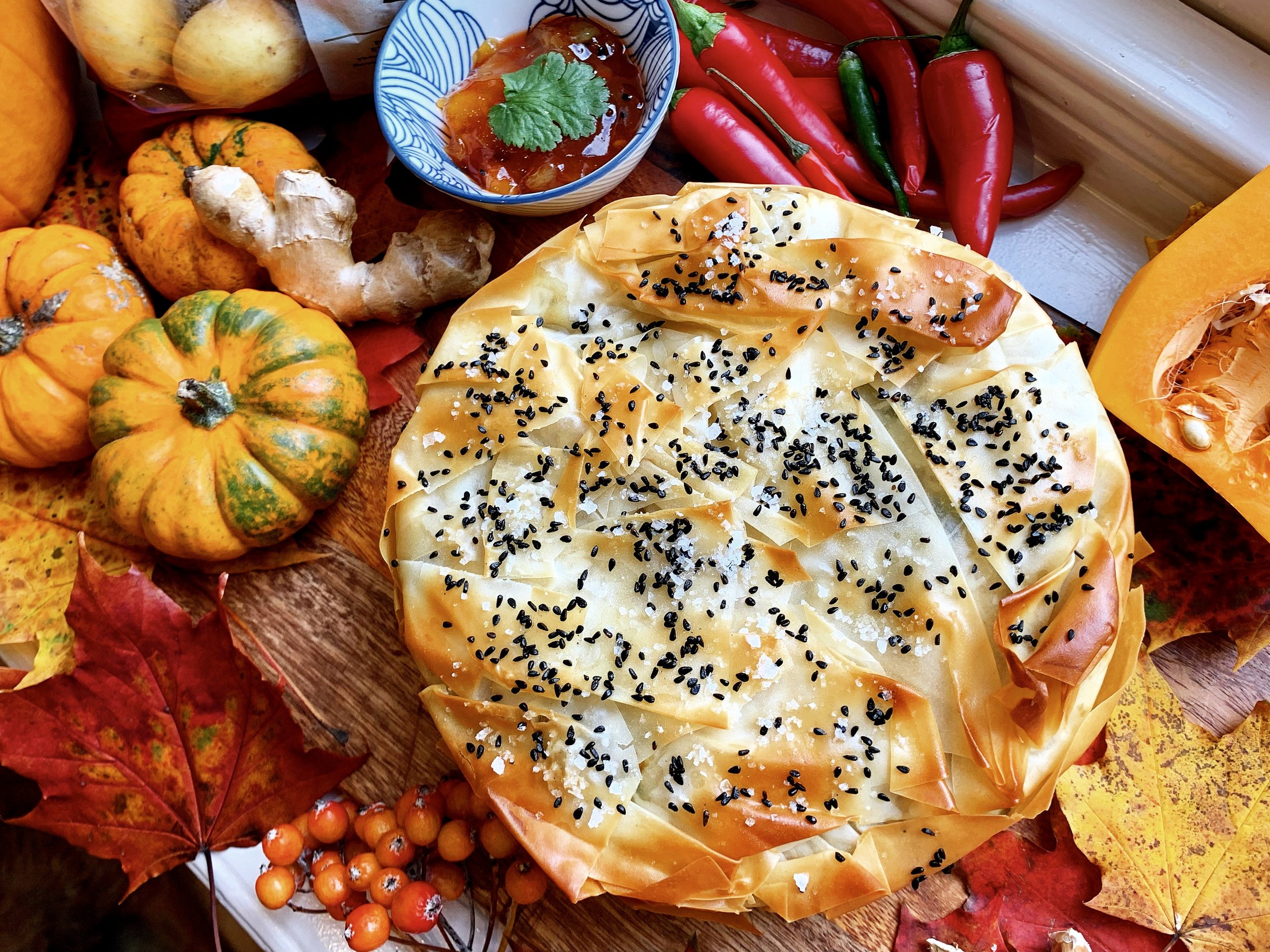vegan curried pie