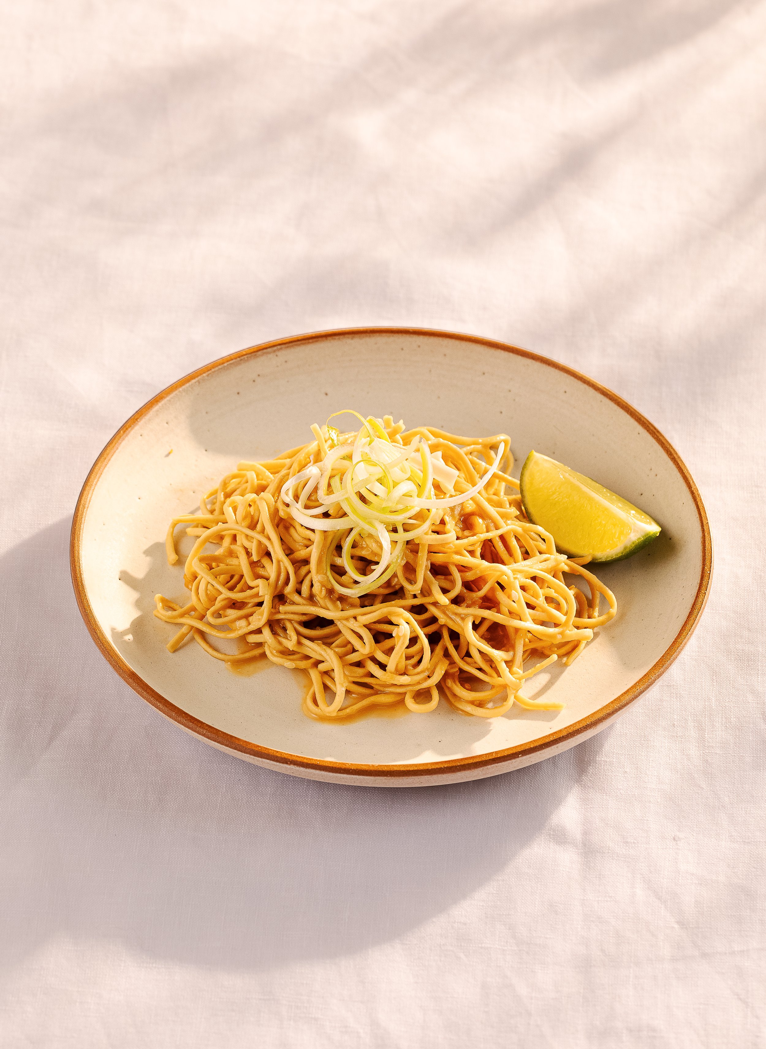 peanut soy noodles