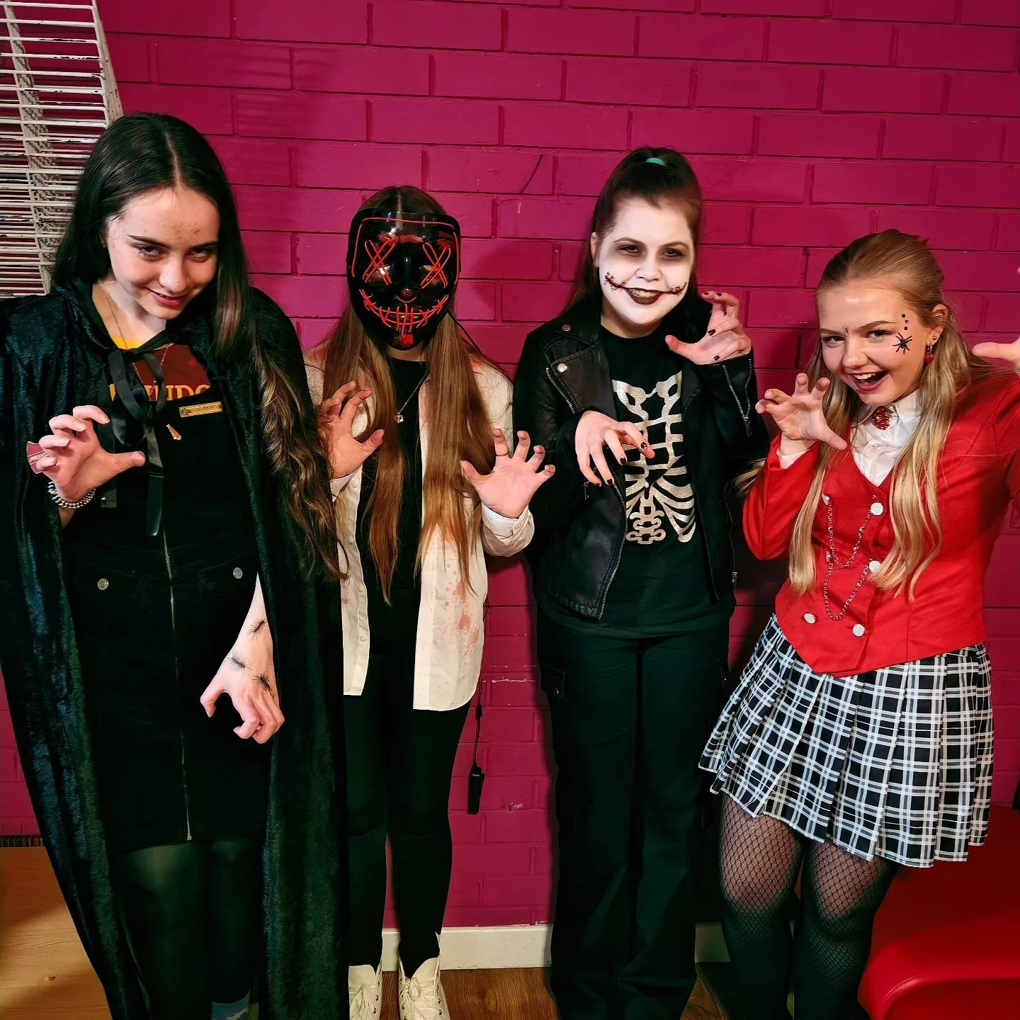 My gorgeous senior squad 🎃 all looking fierce and beautiful at our Halloween-sing-along-quizzy-snack fest! We missed those who were off on holidays this week! See you next time 💗

 #cmaccreativearts #seniorsquad #happyhalloween