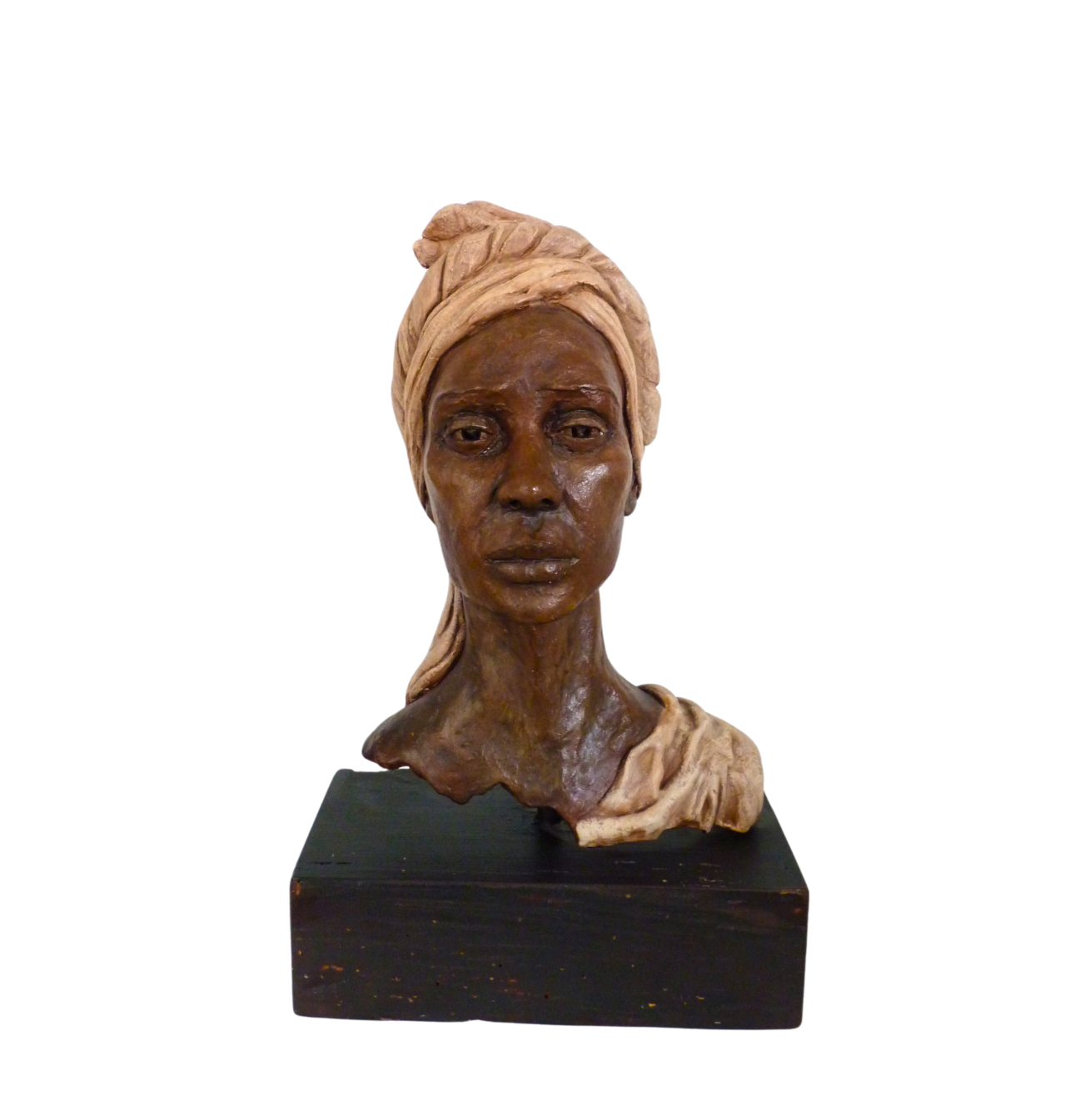 D'ici ou d'ailleurs - Buste de femme en terre cuite