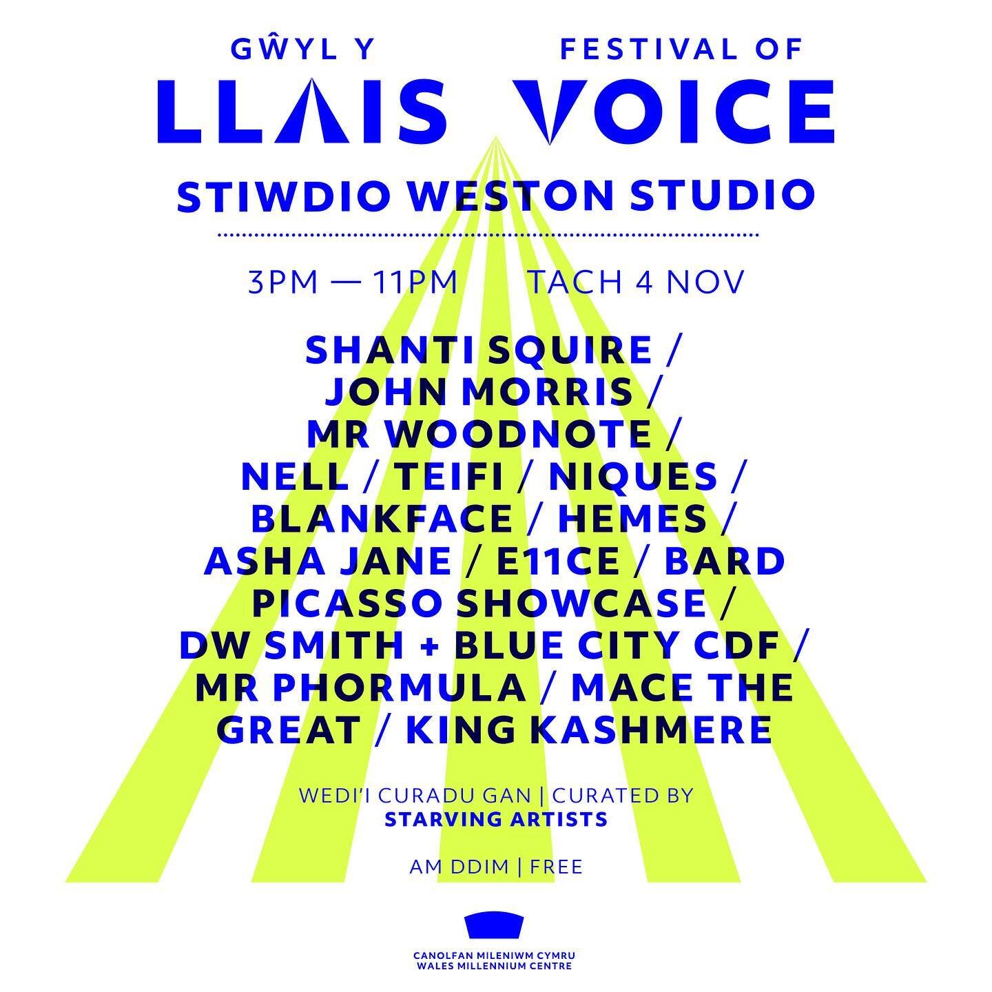 Incoming&hellip;.. 🔥🔥🔥@festivalofvoice_gwylyllais 🎶 💥 💯FREE EVENT 💥

Talks/Poetry/Soul/Hip-hop/Grime

Join us in celebrating some of Wales' finest creatives curated by Starving Artists!'Up and Cymru' features some thought-provoking talks, led 