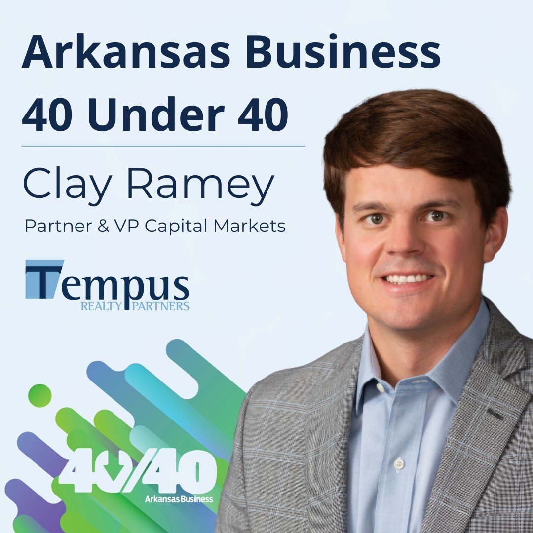 Congratulations to Clay Ramey, Partner &amp; VP of Capital Markets, for being recognized as a top business leader by Arkansas Business' 40 Under 40 list! 

Tempus is beyond proud of the leadership and passion you show every day. You are vital in our 