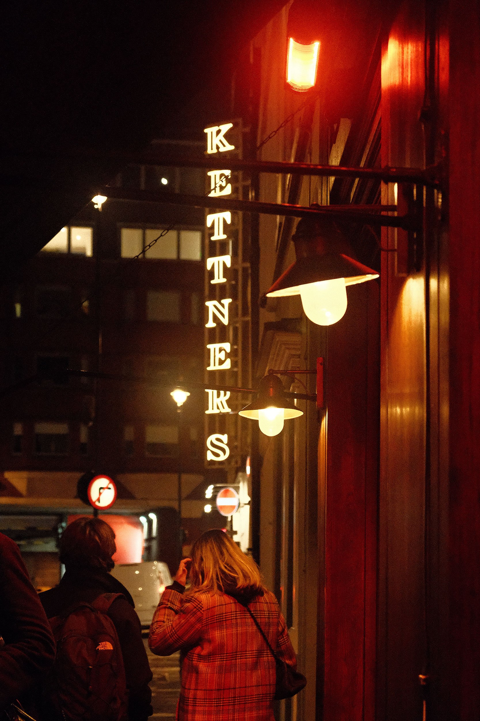 Kettner's Sign in Soho, London.