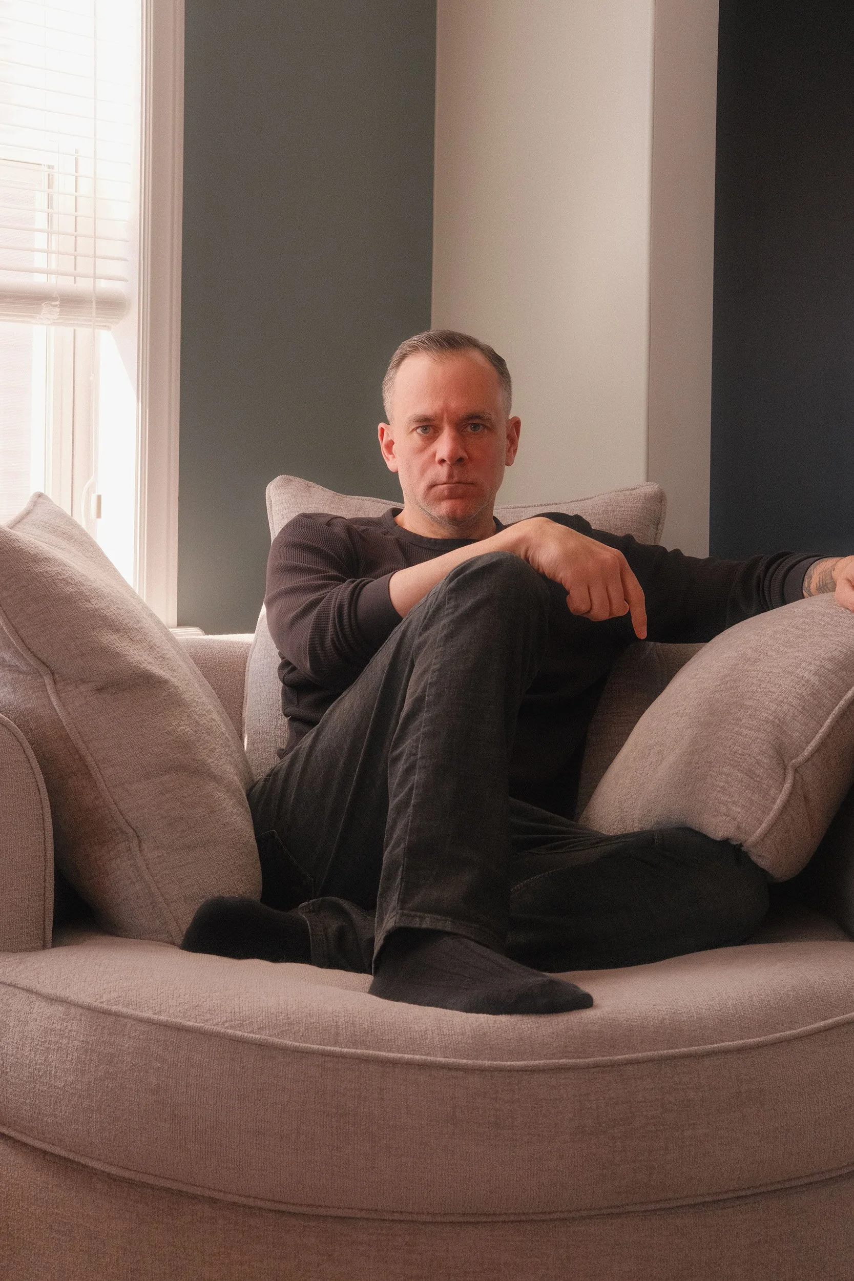 Tom England self portrait.