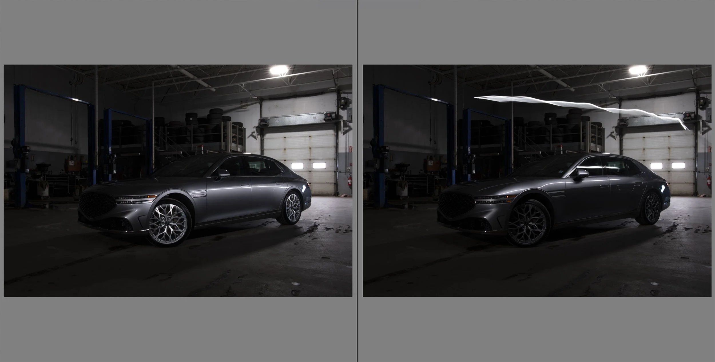 2026 Genesis G90 in Lightroom.