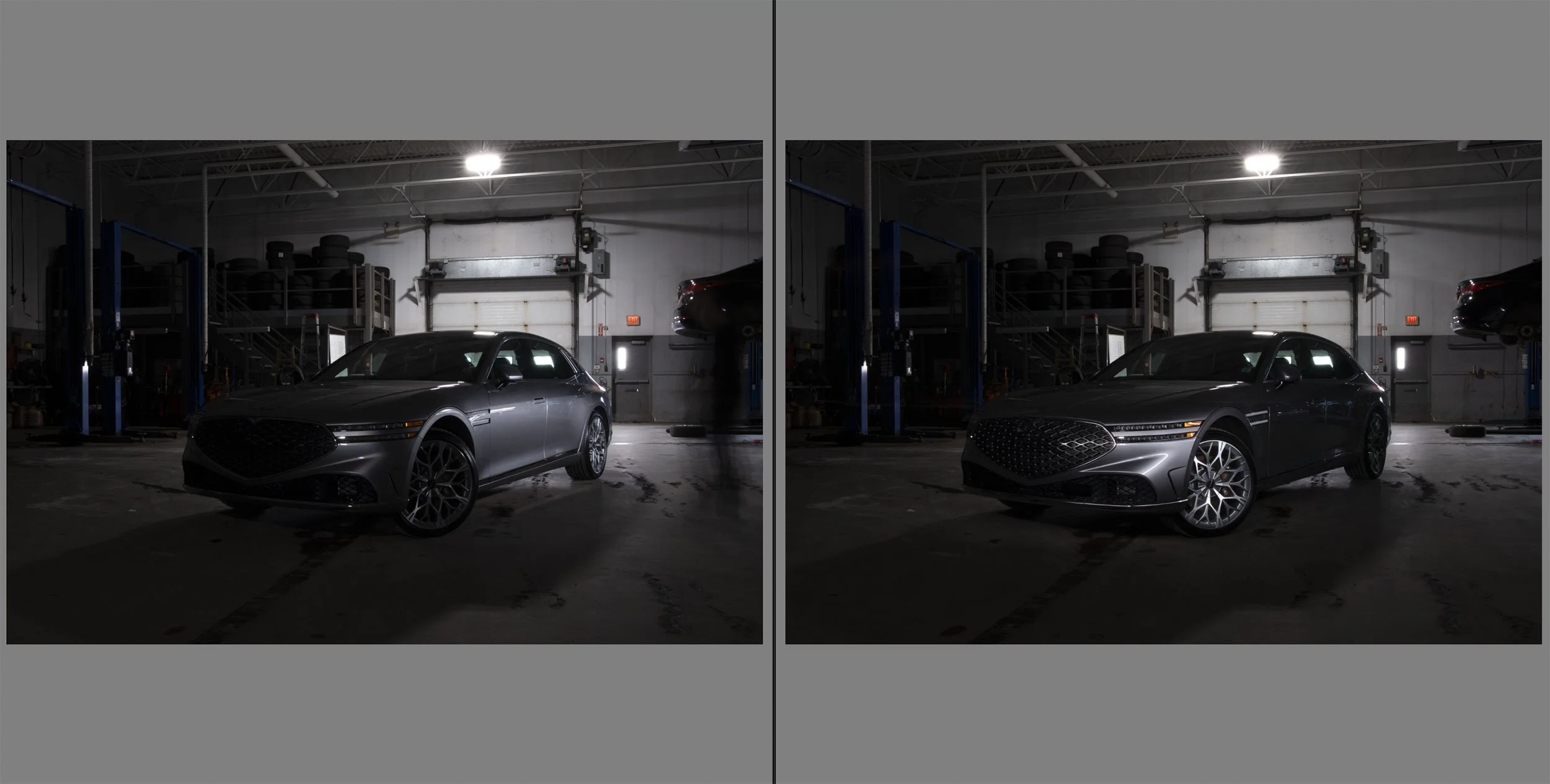 2026 Genesis G90 in Lightroom.