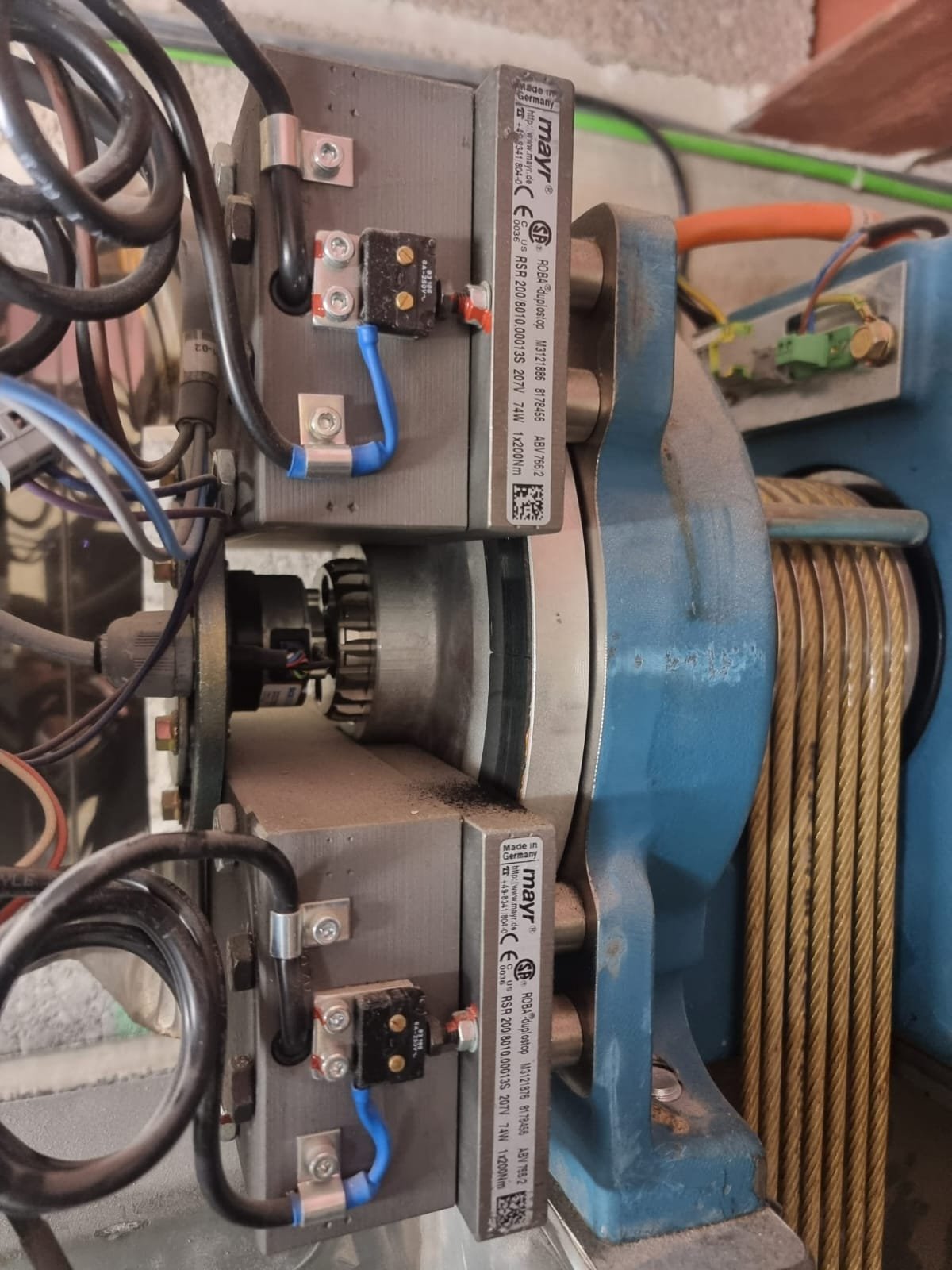 brake for gearless lift machine