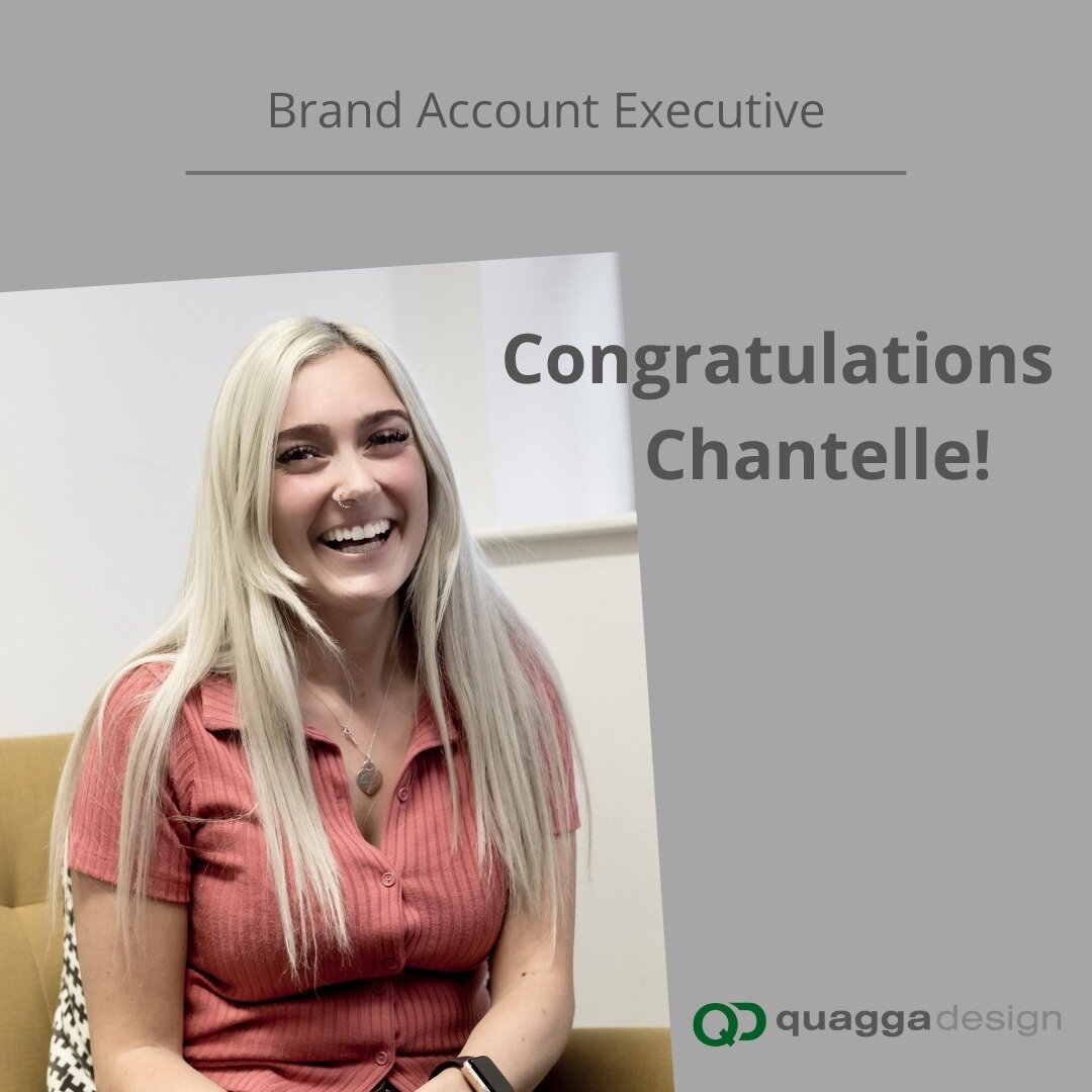 Congratulations, Chantelle, on your promotion to Brand Account Executive!

#promotion #brandaccountexecutive #designstudio #welldone #schemes #brandrollout