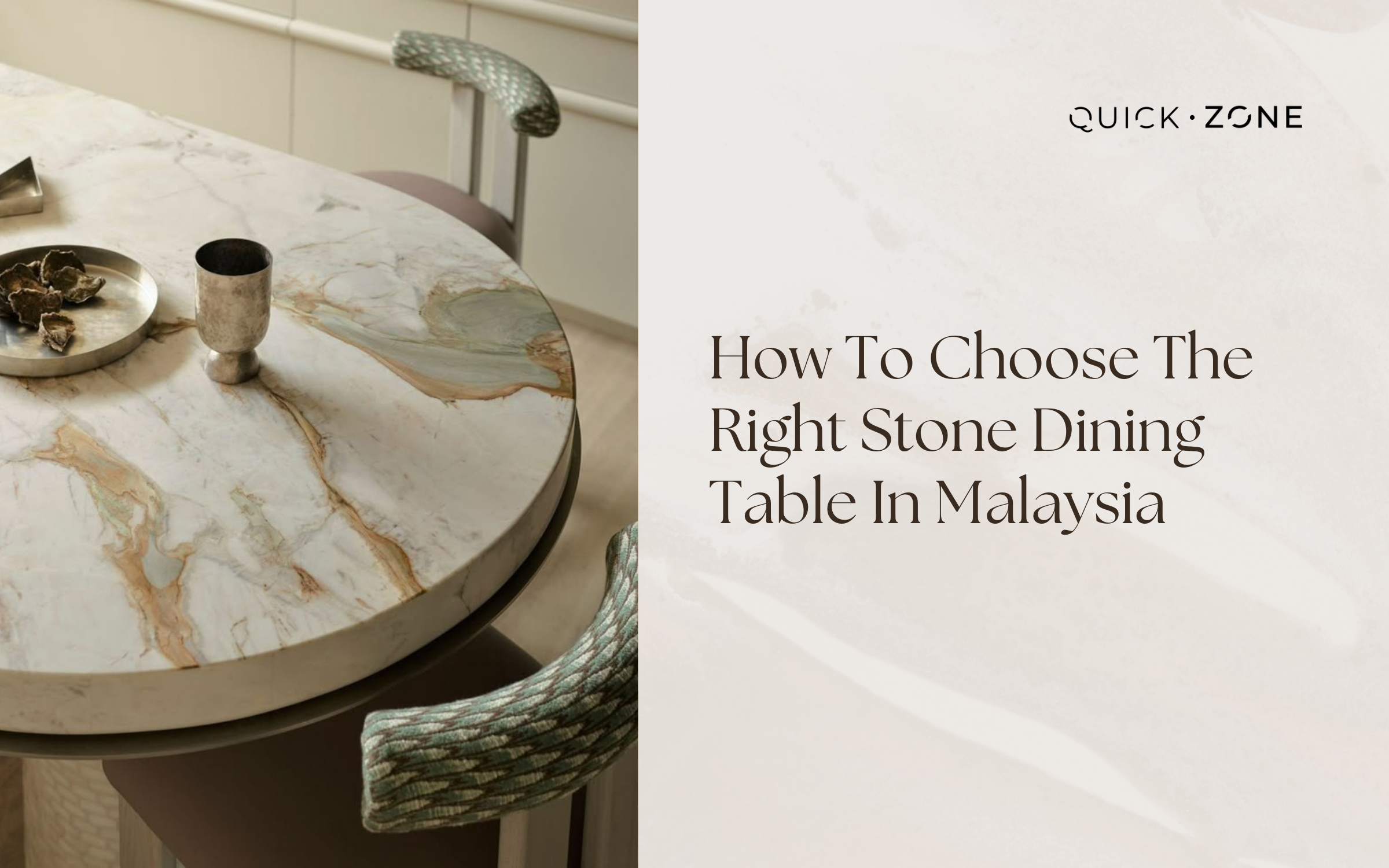 How To Choose The Right Stone Dining Table In Malaysia