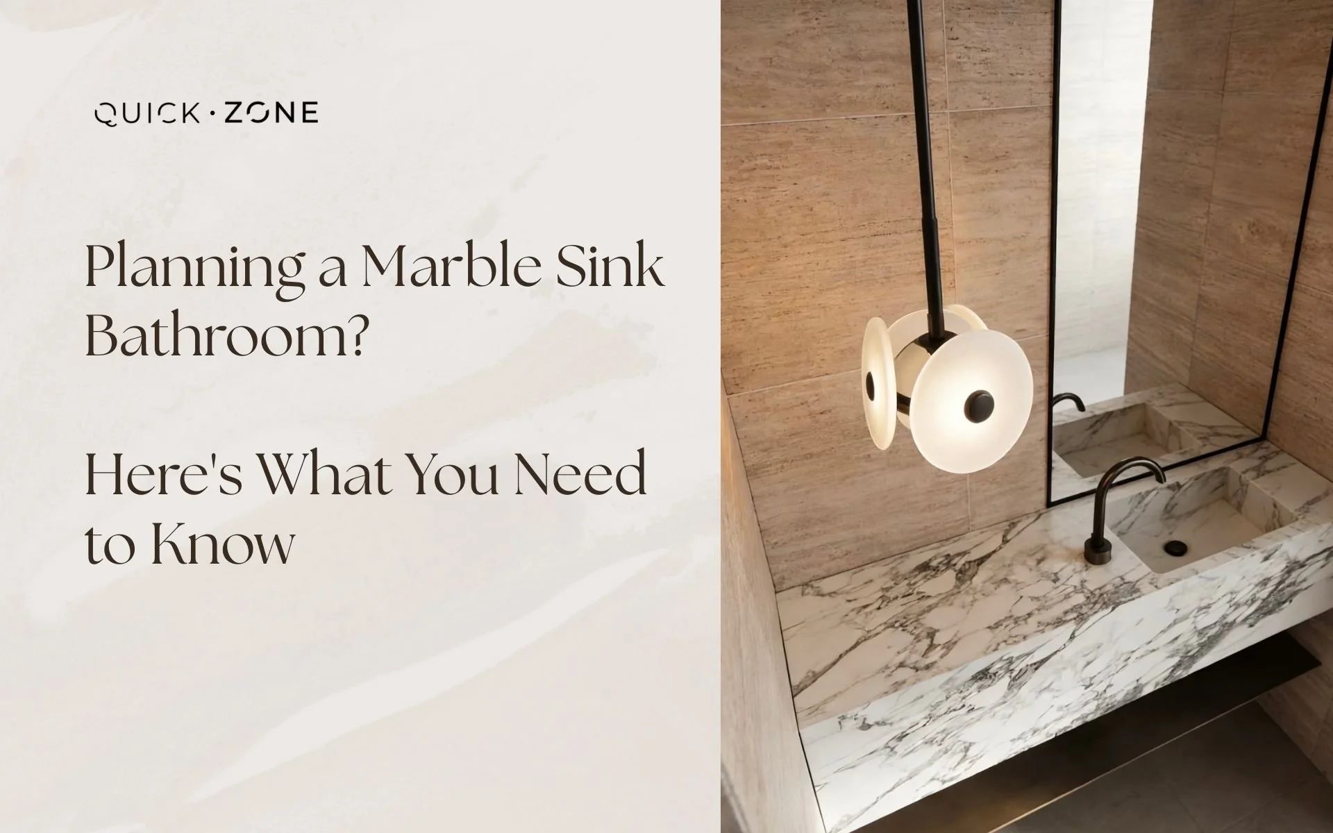 Planning A Marble Sink Bathroom? Here's What You Need to Know