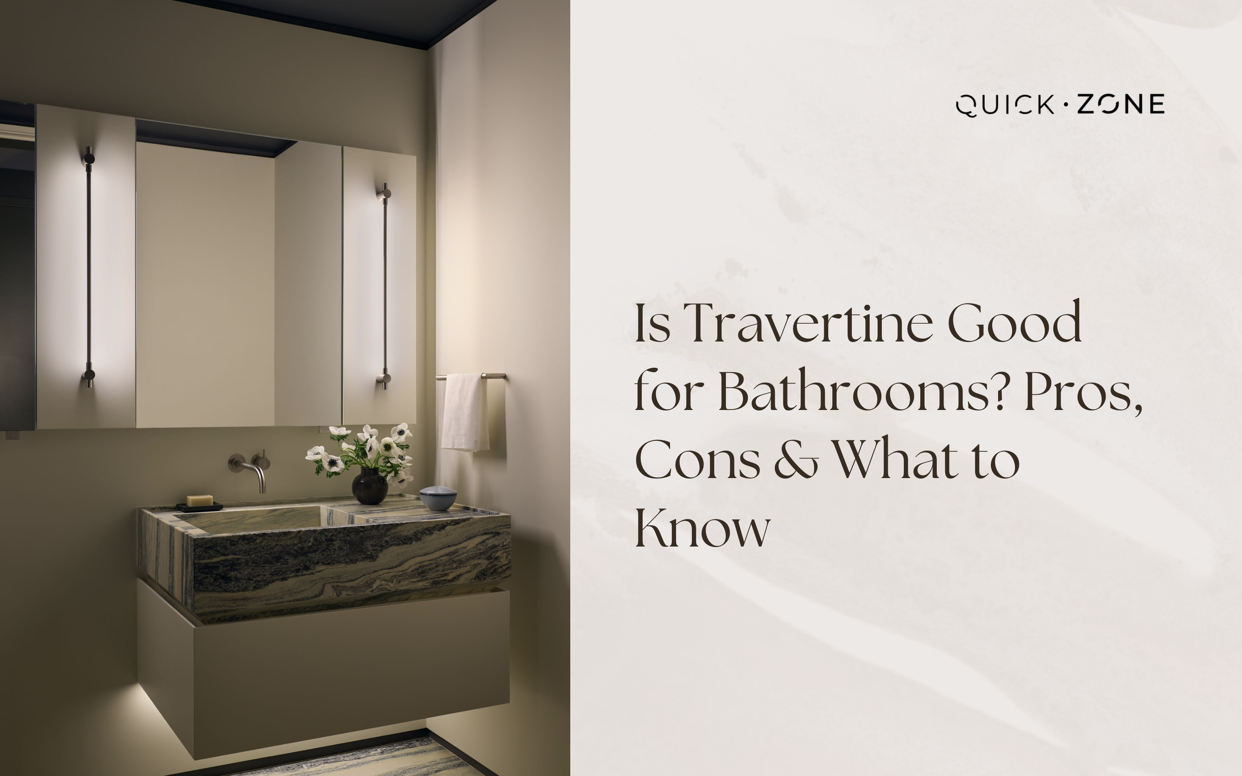 Is Travertine Good for Bathrooms? Pros, Cons &amp; What to Know