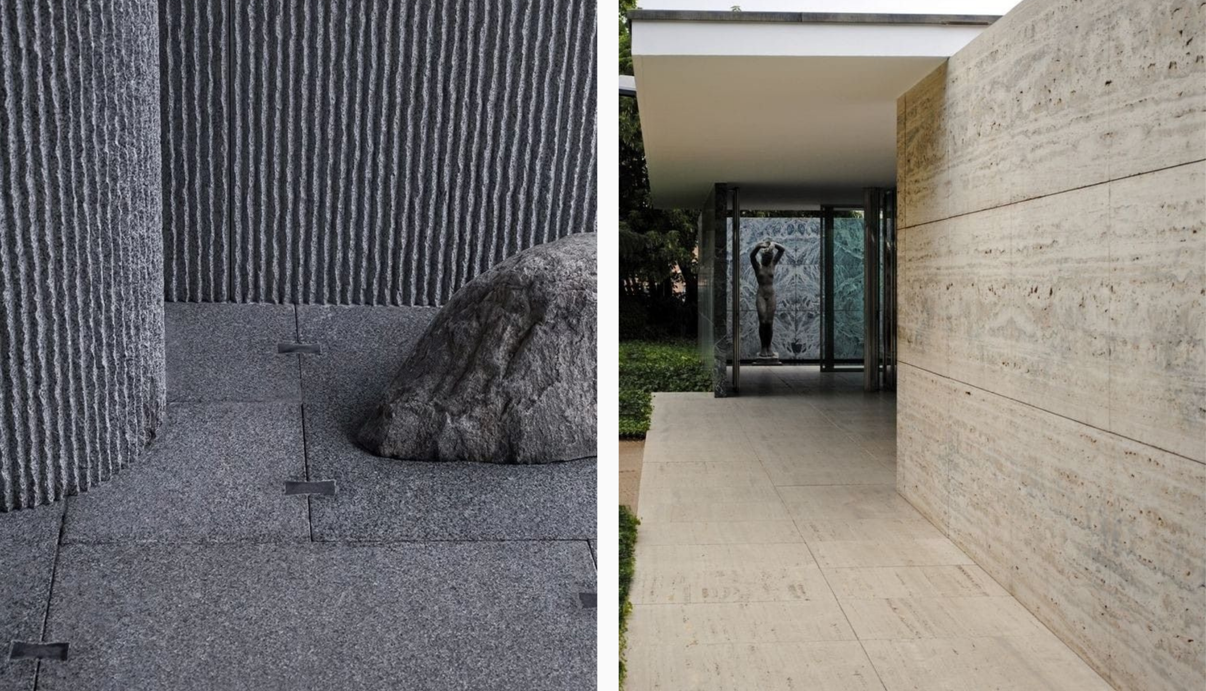 Textured natural stone tiles on a tropical outdoor patio in Malaysia, designed to handle high humidity and rain while remaining slip-proof.