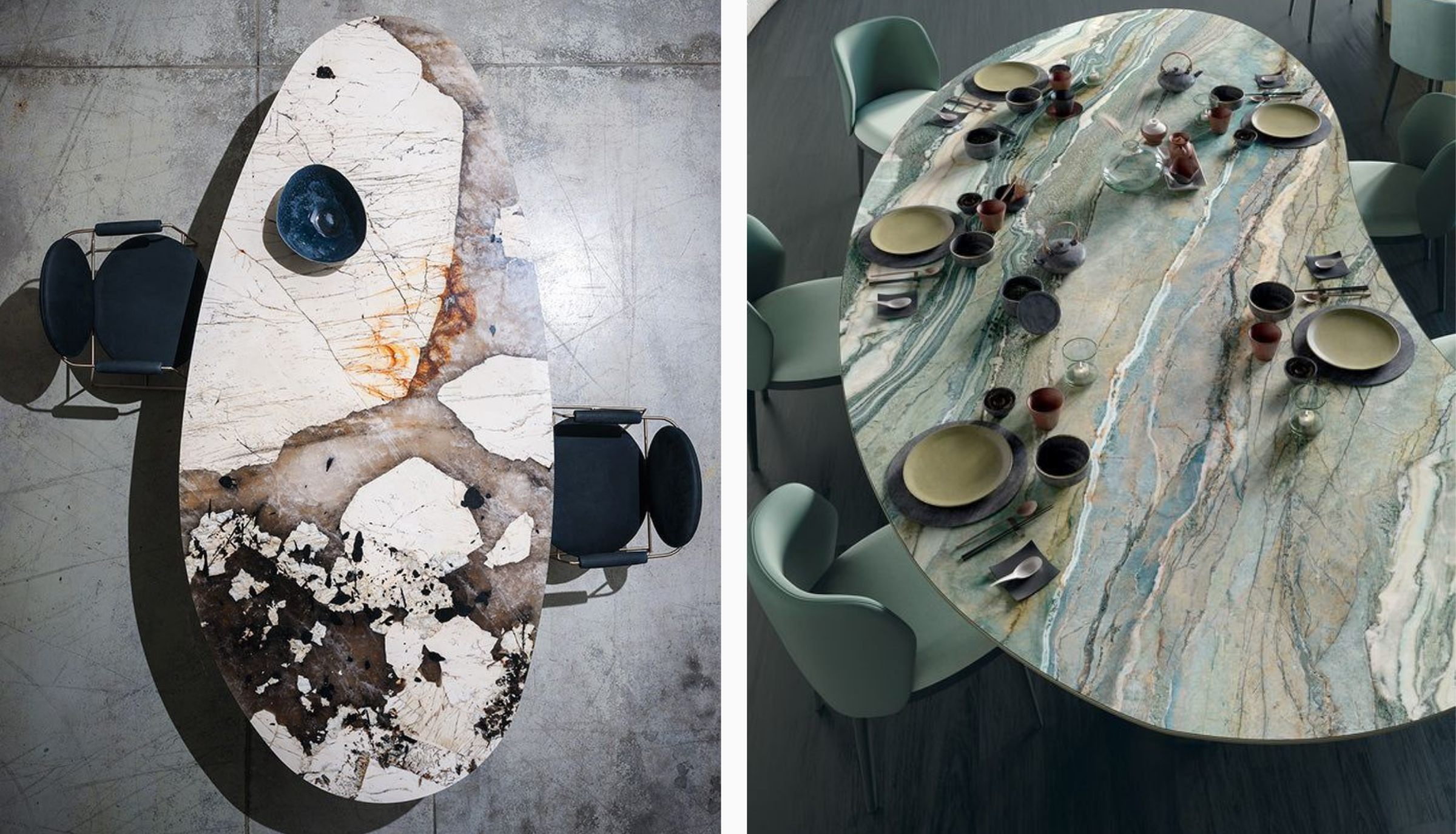 A high-durability quartzite dining table in a Malaysian home, offering a harder, more scratch-resistant surface than traditional marble for daily family use.