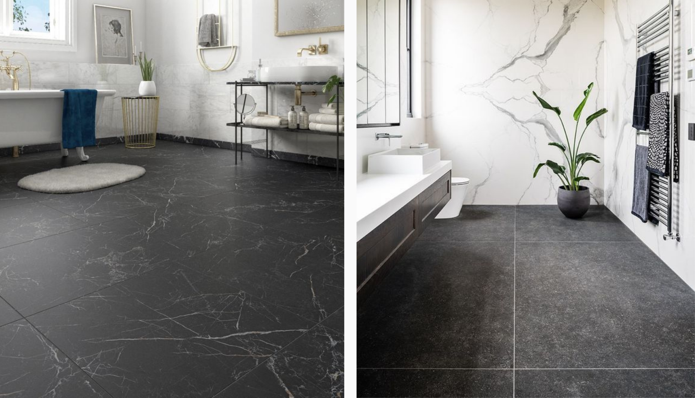 Matte sintered stone tiles in a modern Selangor bathroom, offering a low-maintenance and spa-like aesthetic with high moisture resistance.