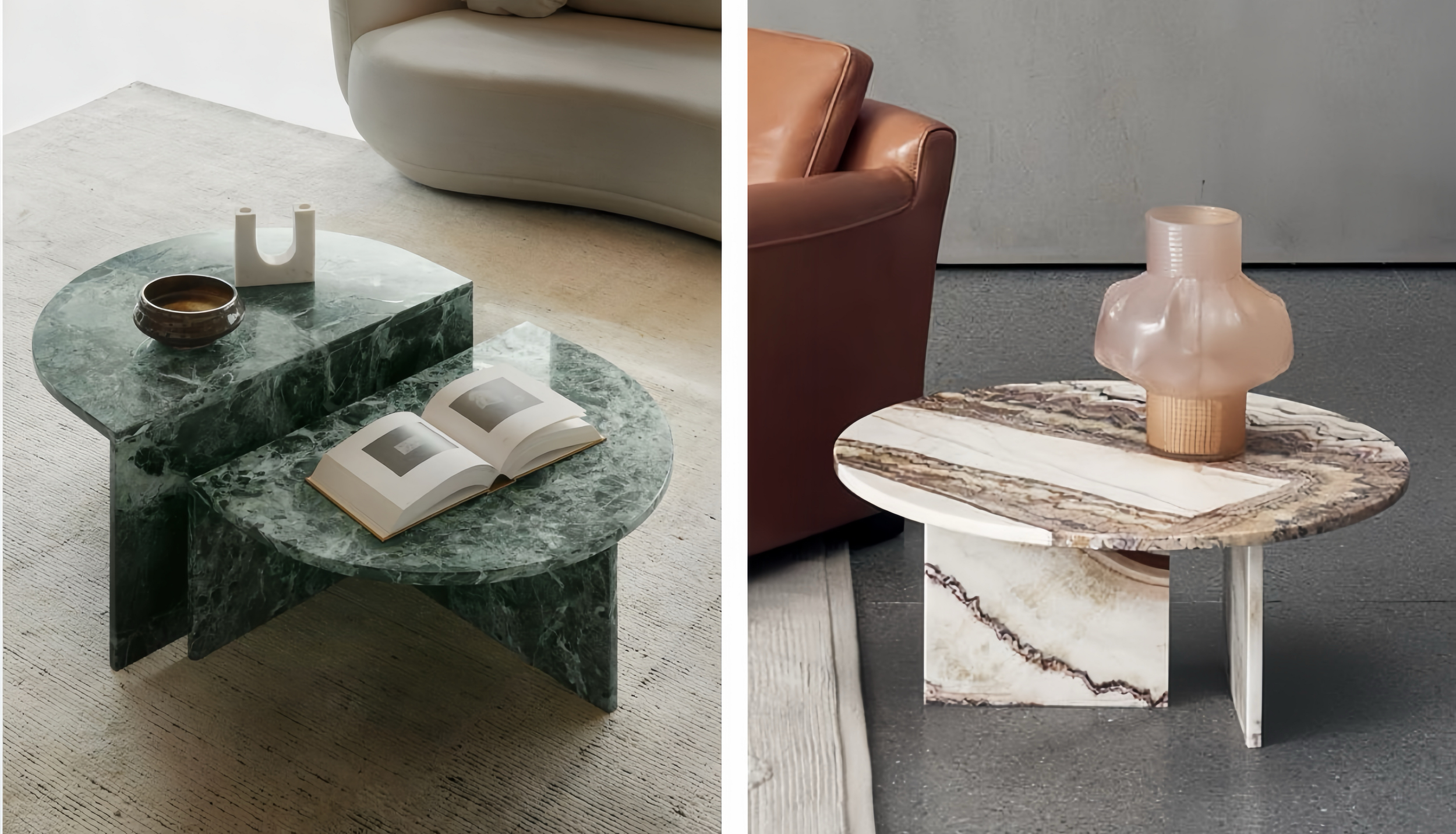 marble table top with a unique texture that highlights a room or interior space.