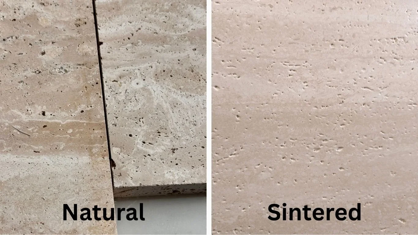 Travertine vs Sintered Stone