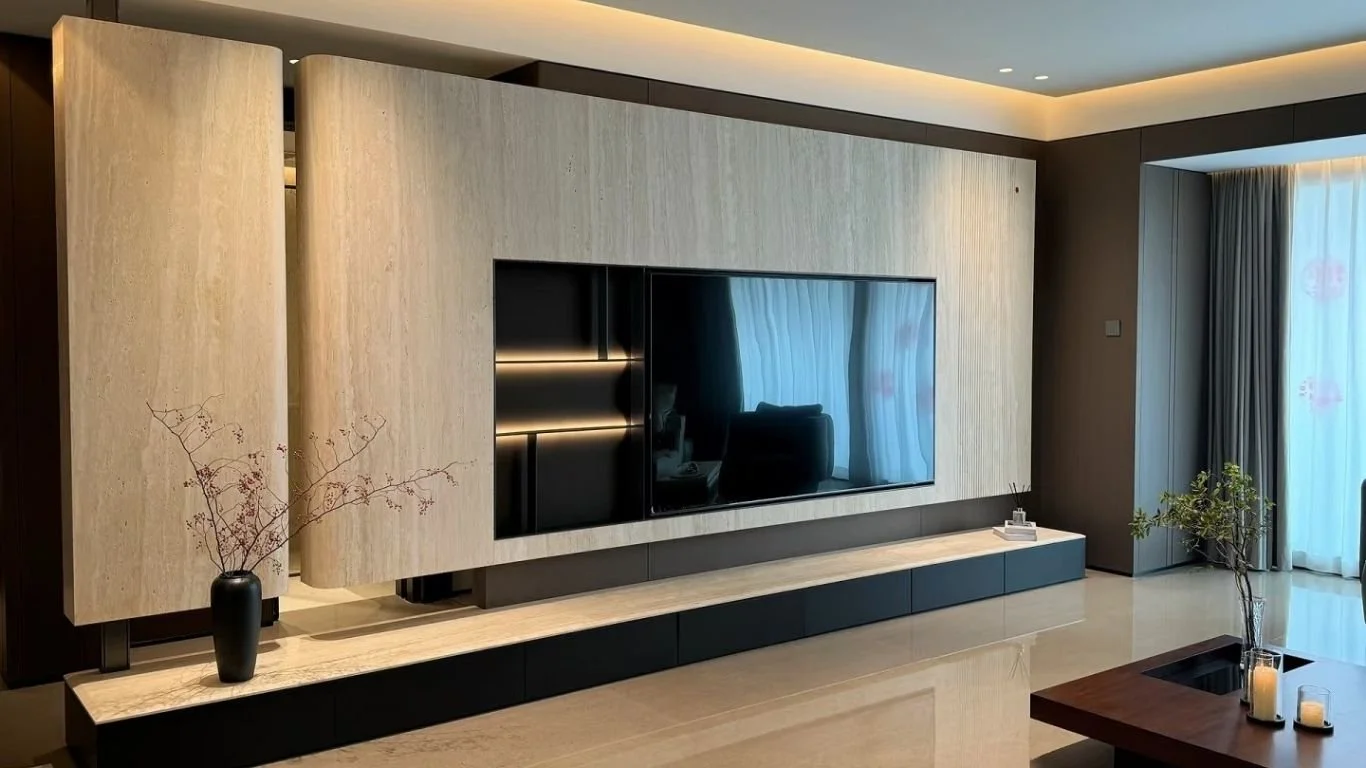 Travertine stone for living room