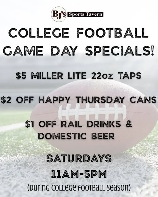 College Football Saturday Specials